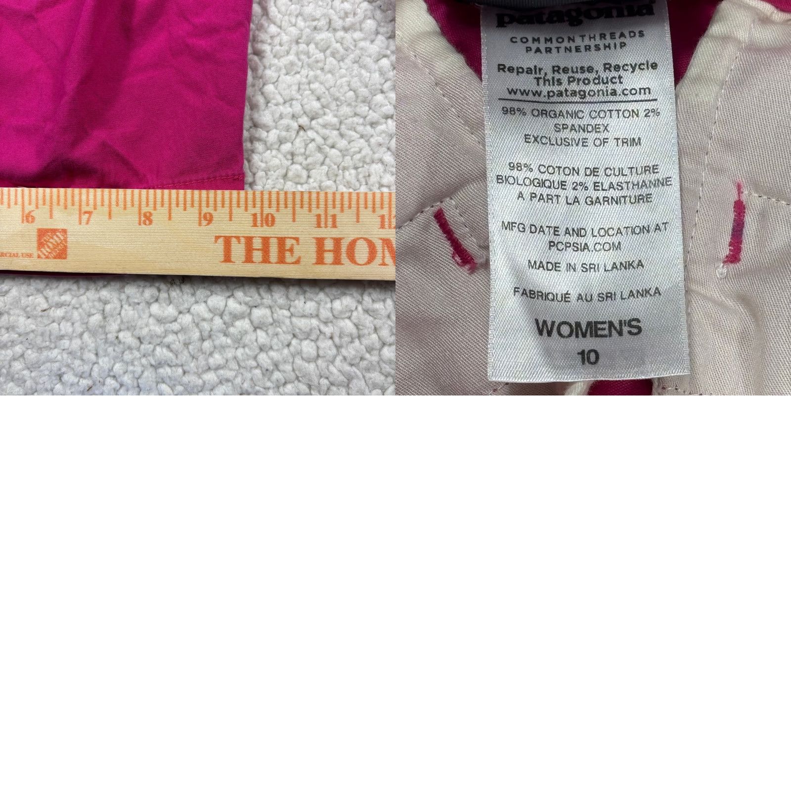 Patagonia Patagonia Shorts Women's 10 Magenta Pink Stretch All Wear Chino Organic Cotton Size 32" / US 10 / IT 46 - 8 Thumbnail