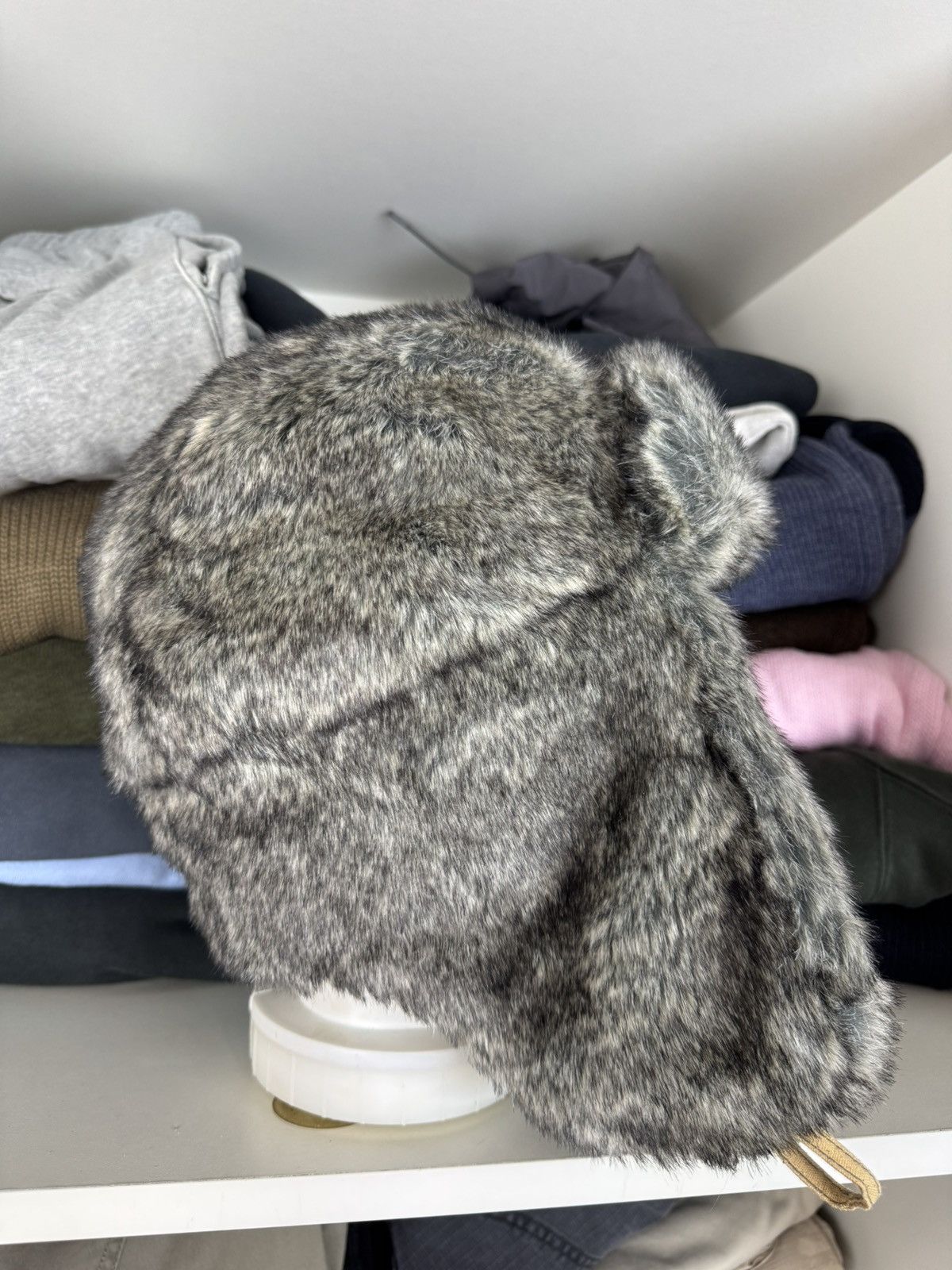 Other Y2K Ushanka Faux Fuzzy Fur Hat Size ONE SIZE - 9 Thumbnail