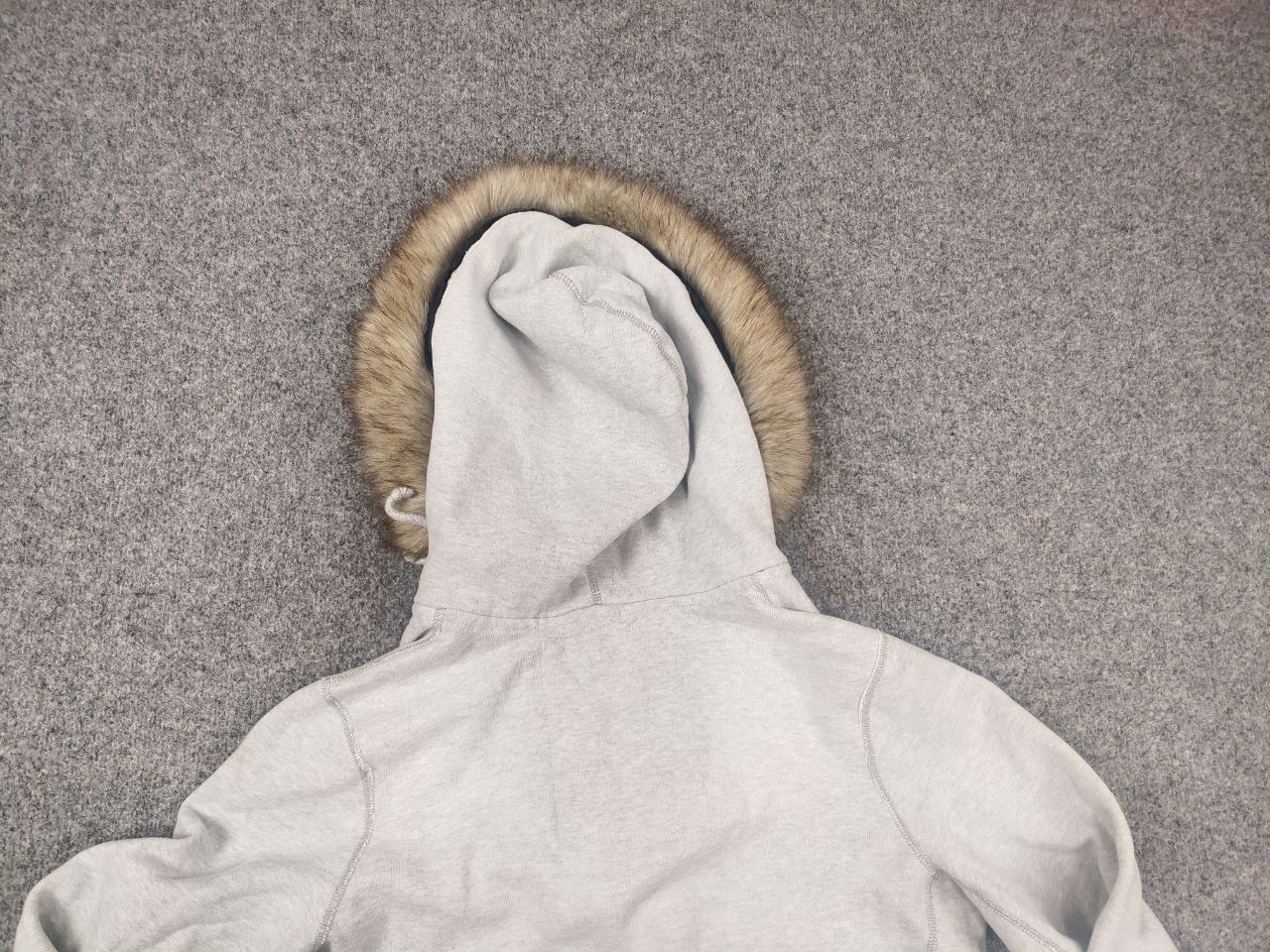 Abercrombie & Fitch Vintage Y2K Abercrombie If six was nine fur Zip Hoodie Opium Size US L / EU 52-54 / 3 - 9 Thumbnail