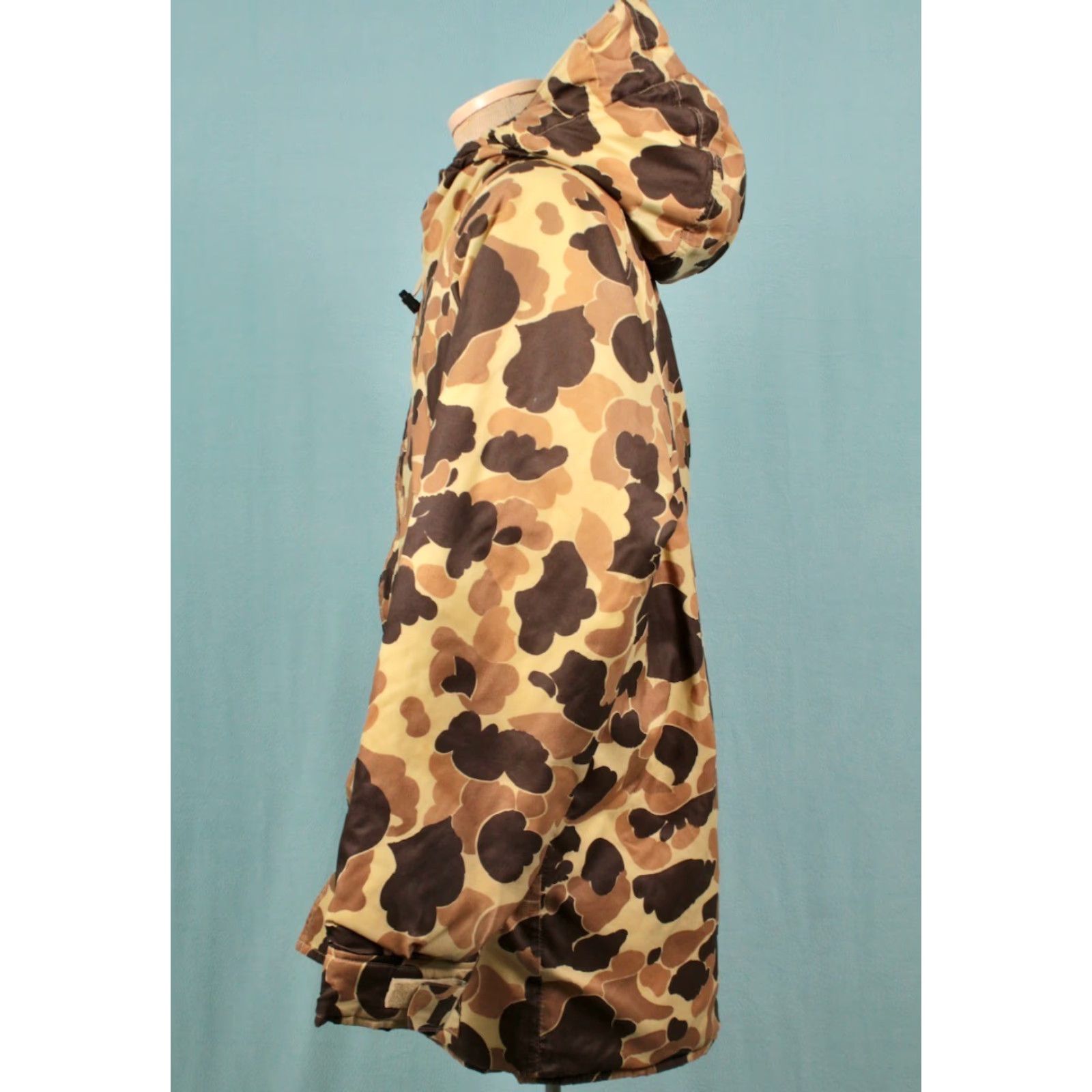 Hunter VINTAGE LL Bean Duck Hunter Camo Parka Coat Mens XL 1980s Brown Nylon 80s Parka Mens Size XL Parka Coat Size US XL / EU 56 / 4 - 4 Thumbnail