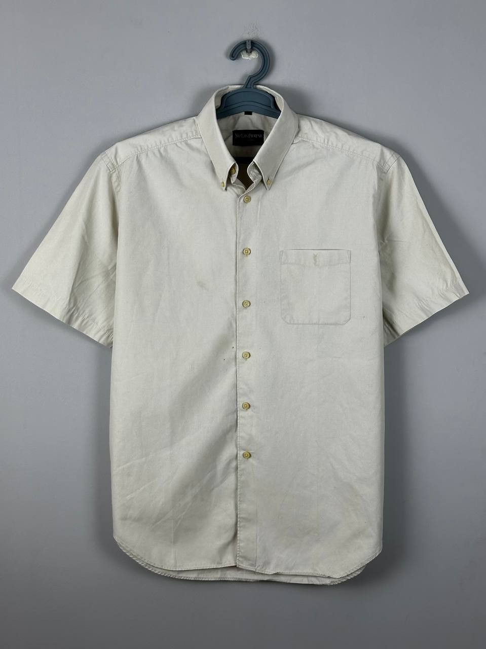 Yves Saint Laurent Vintage Yves Saint Laurent YSL Short Sleeve Shirt Size US L / EU 52-54 / 3 - 2 Thumbnail