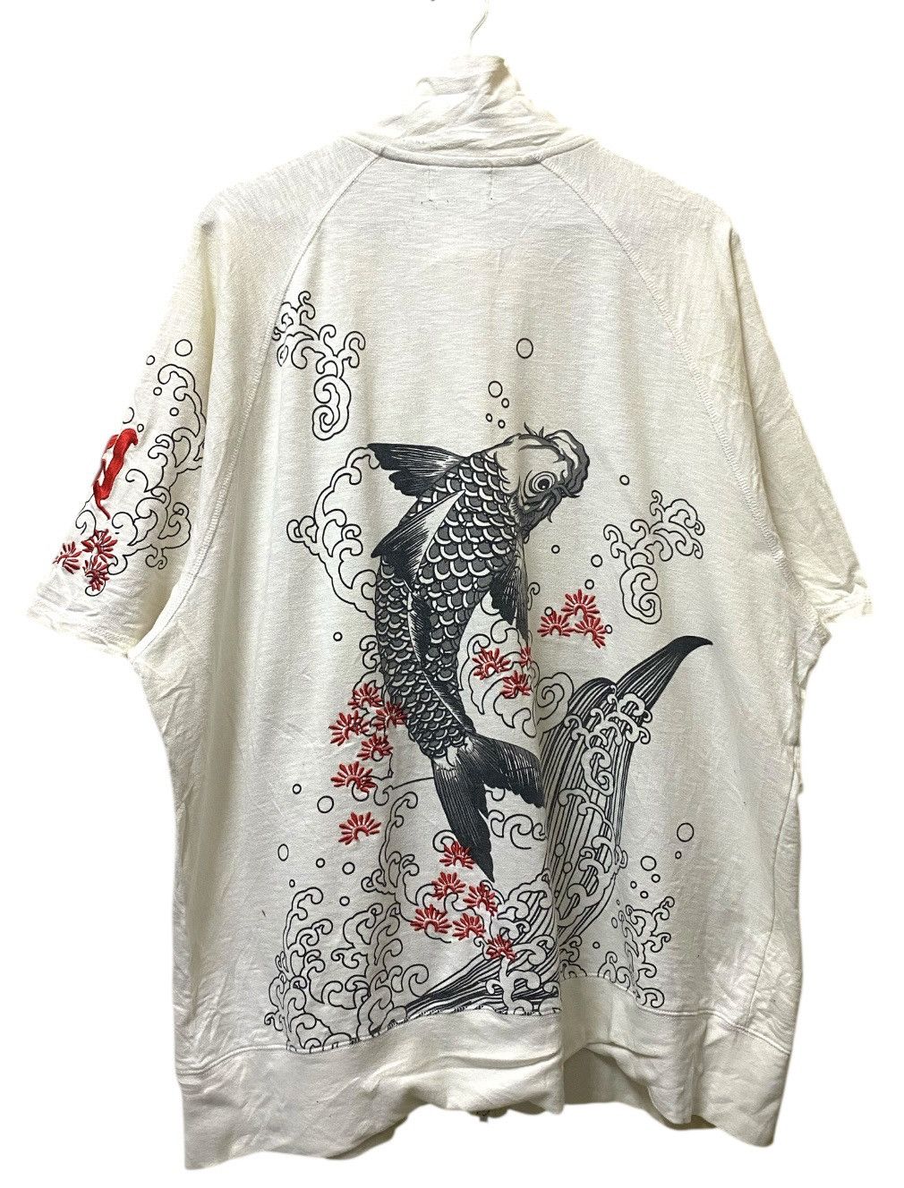 The Unbranded Brand Koi Fish Short Sleeve Zipper Size US XL / EU 56 / 4 - 2 Thumbnail