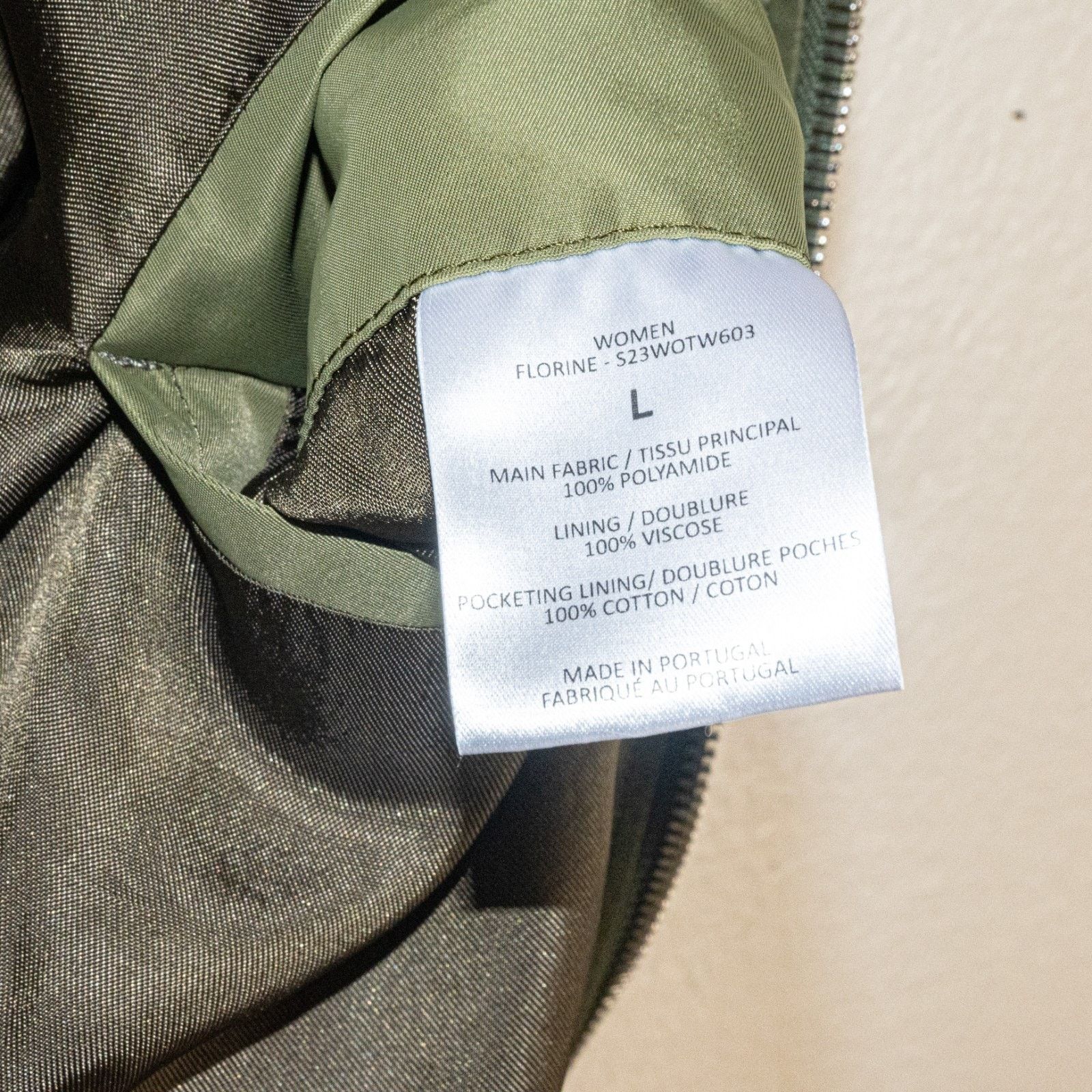 Officine Generale OfficIne Generale $720 Nanni Nylon Bomber Jacket Green Size L / US 10 / IT 46 - 7 Thumbnail