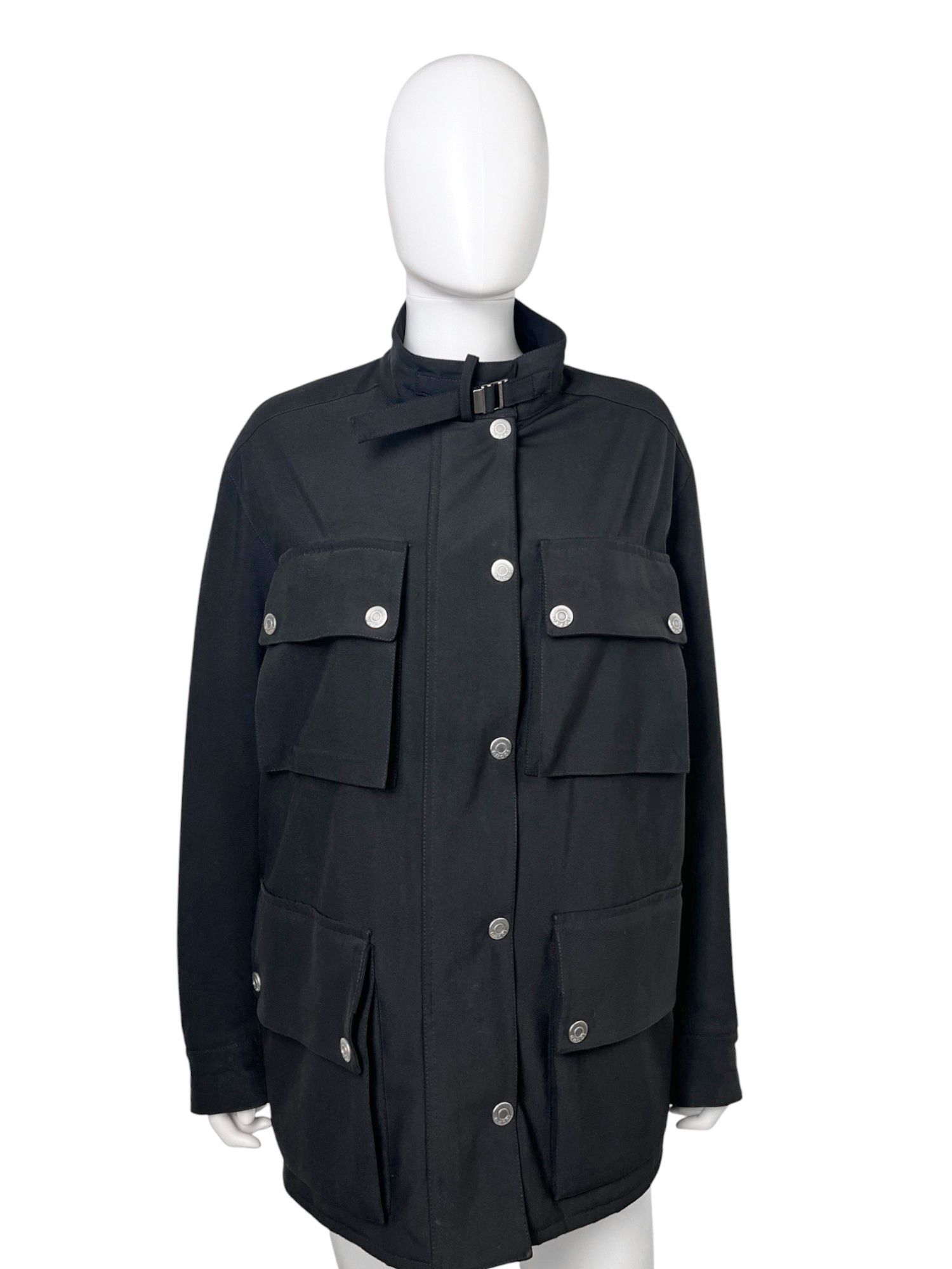 Gucci by Tom Ford F/W 1998 Multipocket Oversized Black Jacket Size S / US 4 / IT 40 - 1 Thumbnail
