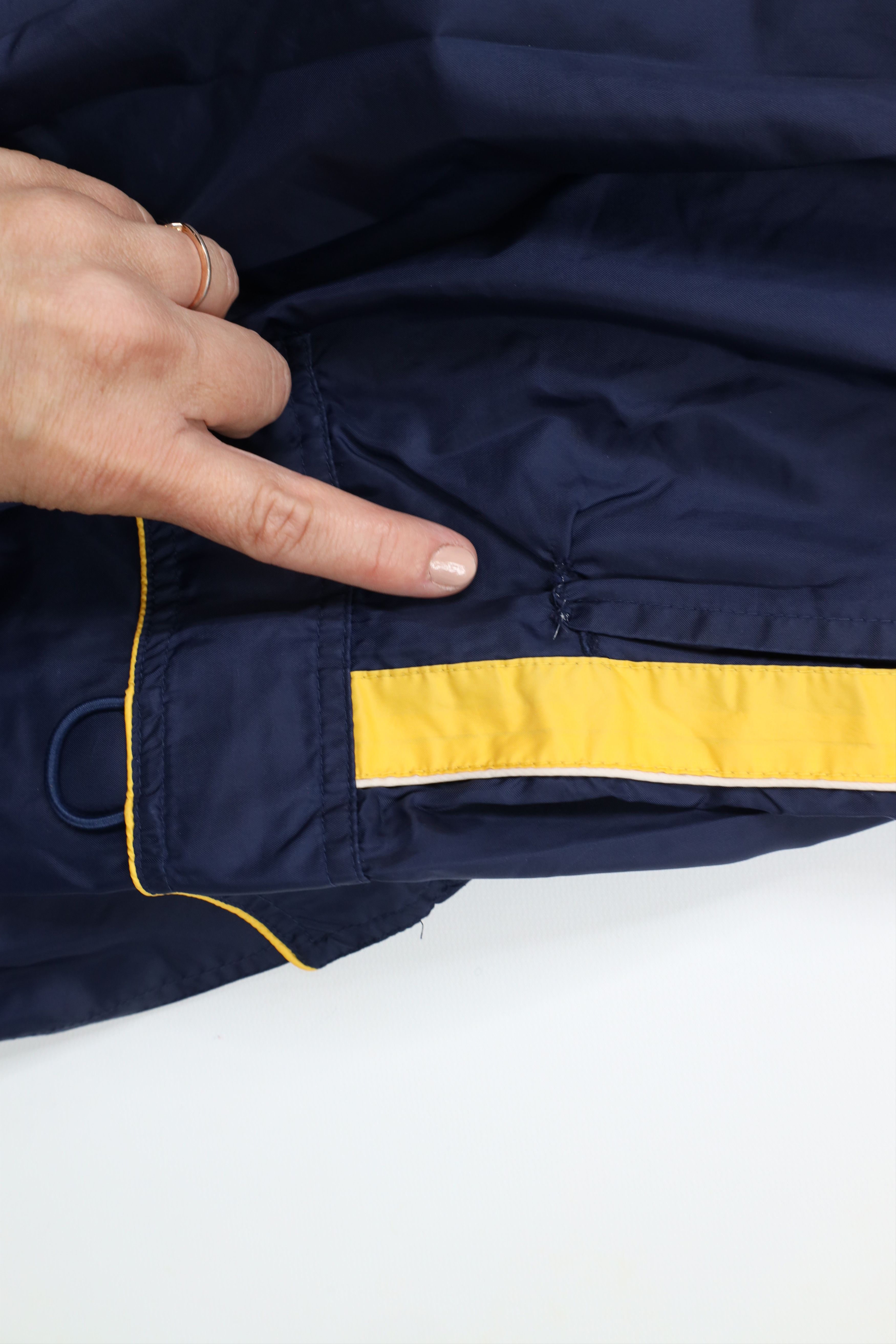 Vintage Vintage 90s Lined University of Michigan Wide Leg Pants Size US 34 / EU 50 - 6 Thumbnail