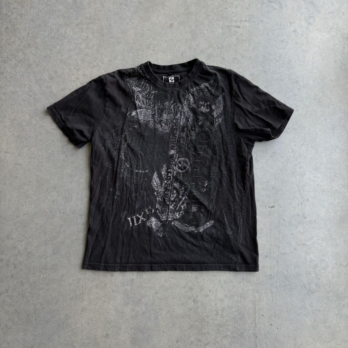 Southpole Vintage Y2K Southpole Gothic Affliction Style Baggy Skater Size US XL / EU 56 / 4 - 1 Thumbnail
