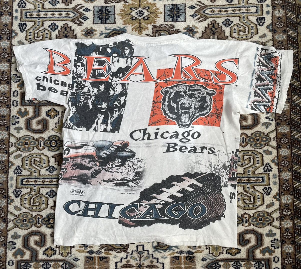 NBA × Vintage Vintage Chicago Bears All Over Print Shirt Size US S / EU 44-46 / 1 - 4 Thumbnail