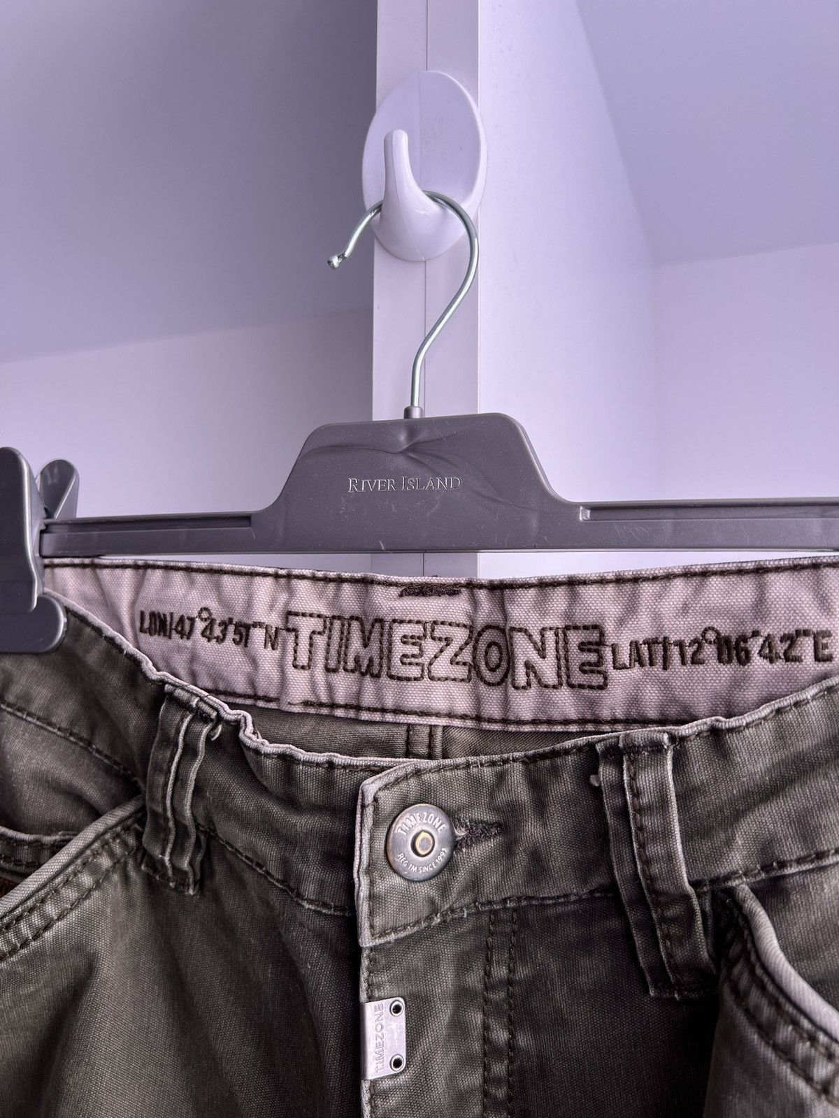Designer × Vintage Vintage Timezone Archival Y2k Cargo pants Size US 36 / EU 52 - 7 Thumbnail