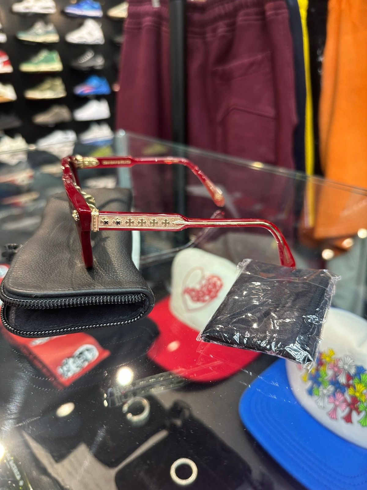 Chrome Hearts Chrome Hearts Glasses “Red Dingalinglong” Size ONE SIZE - 3 Thumbnail