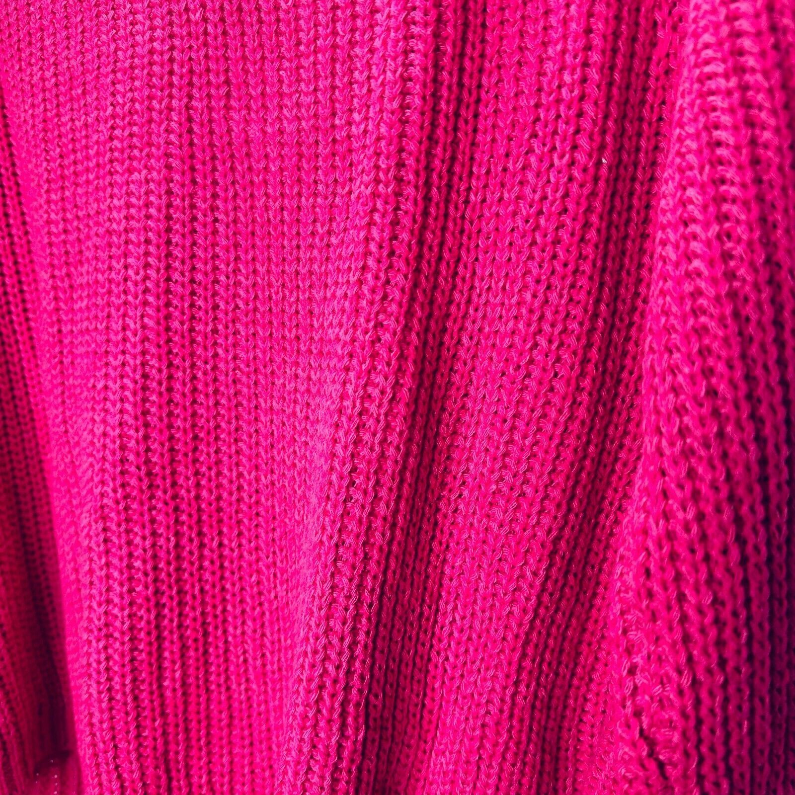 Other Paris & Me Pink VNeck Long Sleeve Adjustable Ruched Sweater Size S / US 4 / IT 40 - 5 Thumbnail