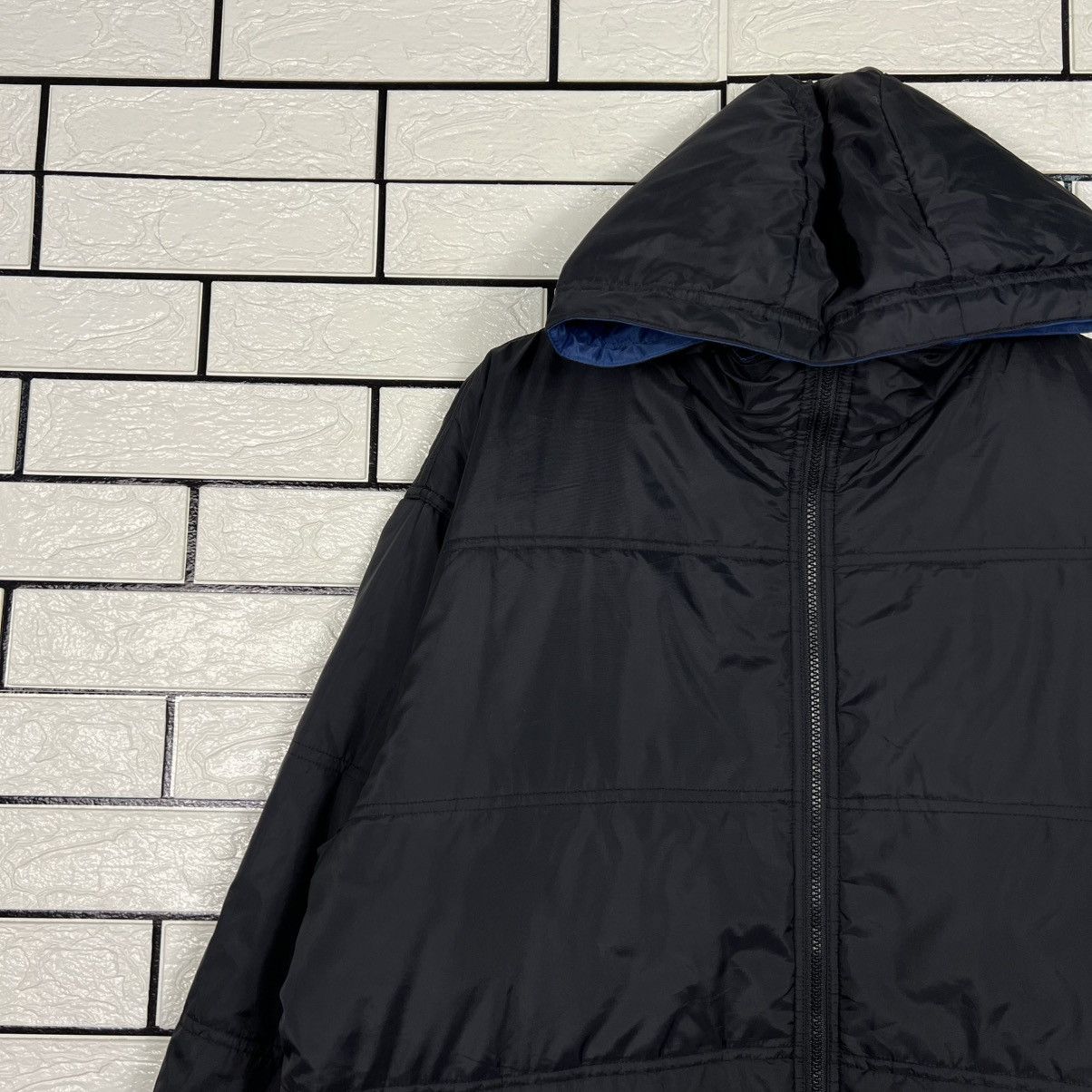 Vision Streetwear 90's VISION STREET WEAR Reversible Hooded Jacket #4061-C185 Size US L / EU 52-54 / 3 - 5 Thumbnail