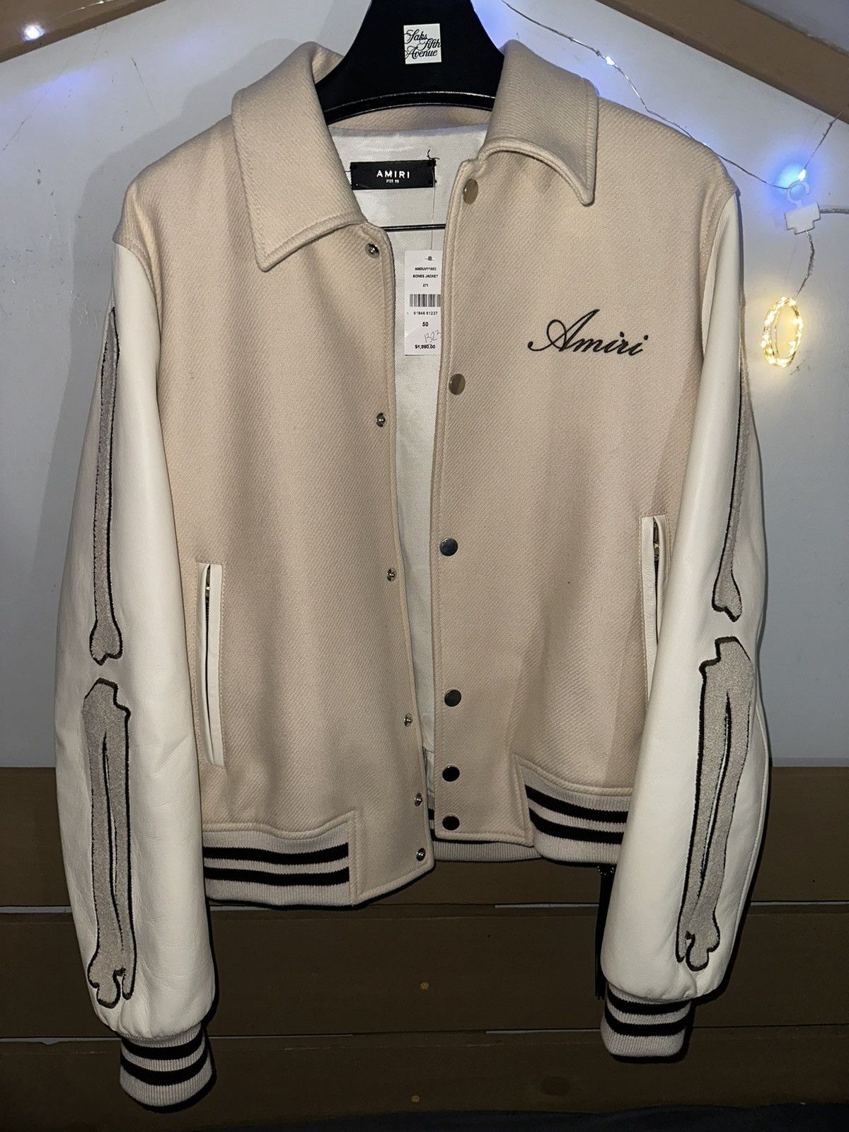 Amiri AMIRI Wool varsity jacket size 50 Size US M / EU 48-50 / 2 - 1 Thumbnail