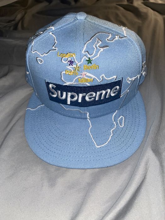 Supreme SUPREME x NEW ERA “WorldWide Box Logo” | Grailed