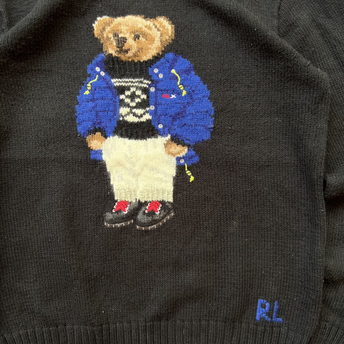 Designer × Polo Ralph Lauren × Vintage Vintage Polo Ralph Lauren Bear Knit Sweater Size M / US 6-8 / IT 42-44 - 3 Thumbnail
