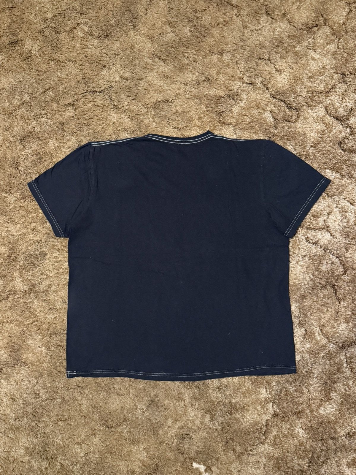 Calvin Klein Vintage Calvin Klein Los Angeles V-Neck T-Shirt Black XLarge Size US XL / EU 56 / 4 - 4 Thumbnail