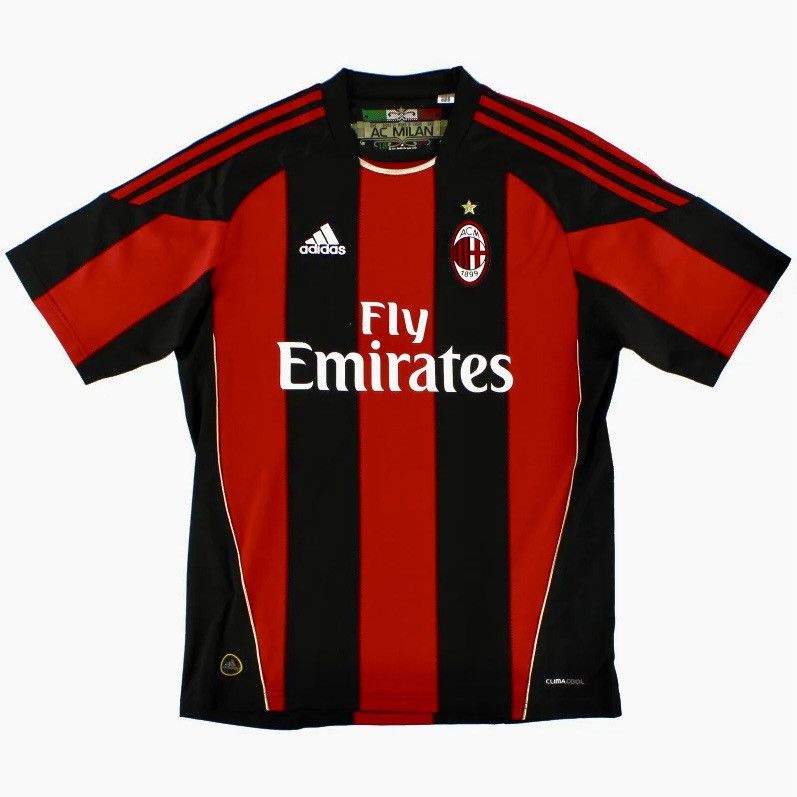Adidas Ac Milan football Jersey 2010/11 Size US M / EU 48-50 / 2 - 1 Thumbnail