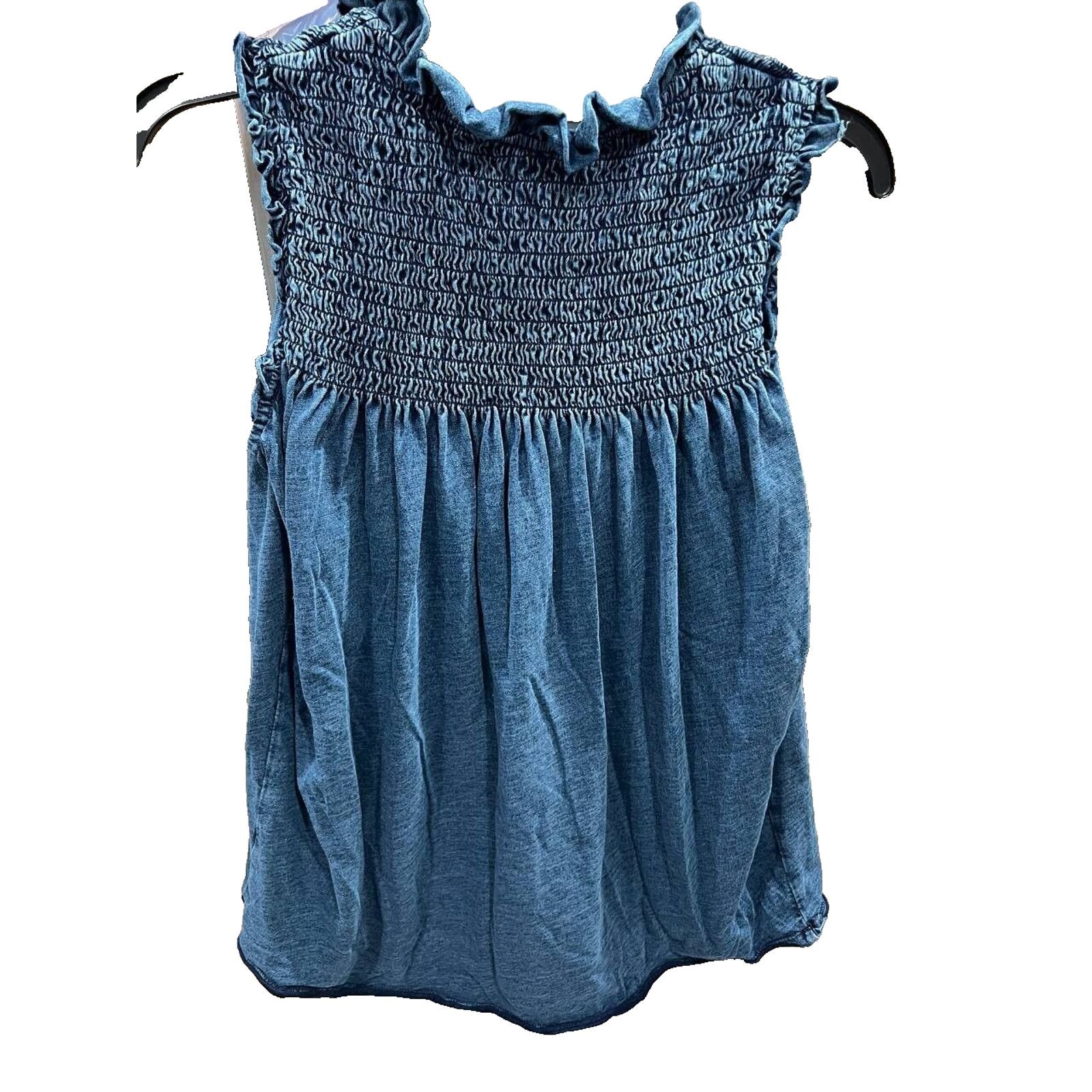 Sundry Sundance Sleeveless Smocked Cotton Tank Boho Peasa S A000434 Size S / US 4 / IT 40 - 4 Thumbnail
