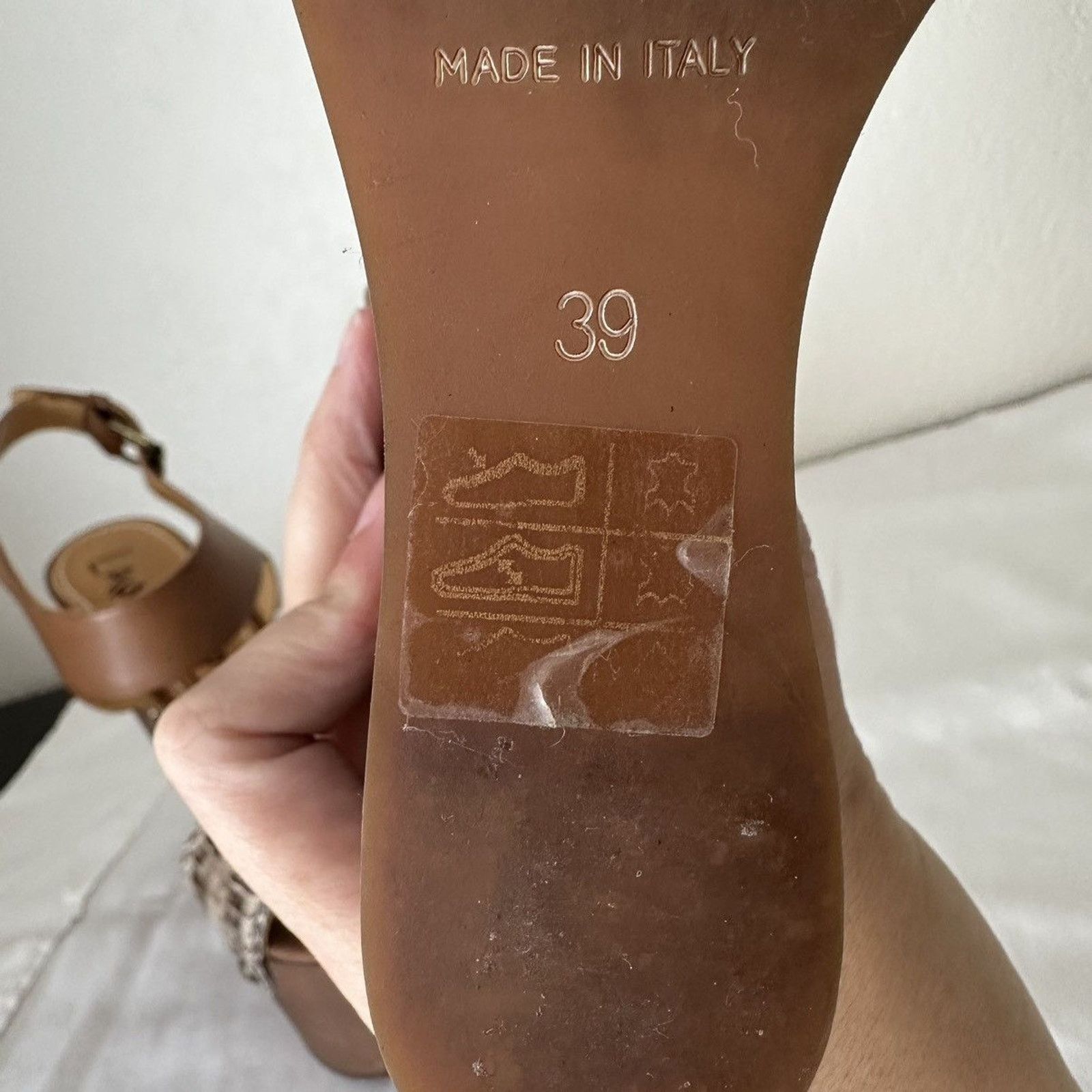 Lanvin seen on Jessica Simpson Watersnake Wooden Wedge Sandal EU 39 Size US 8 / IT 38 - 10 Thumbnail