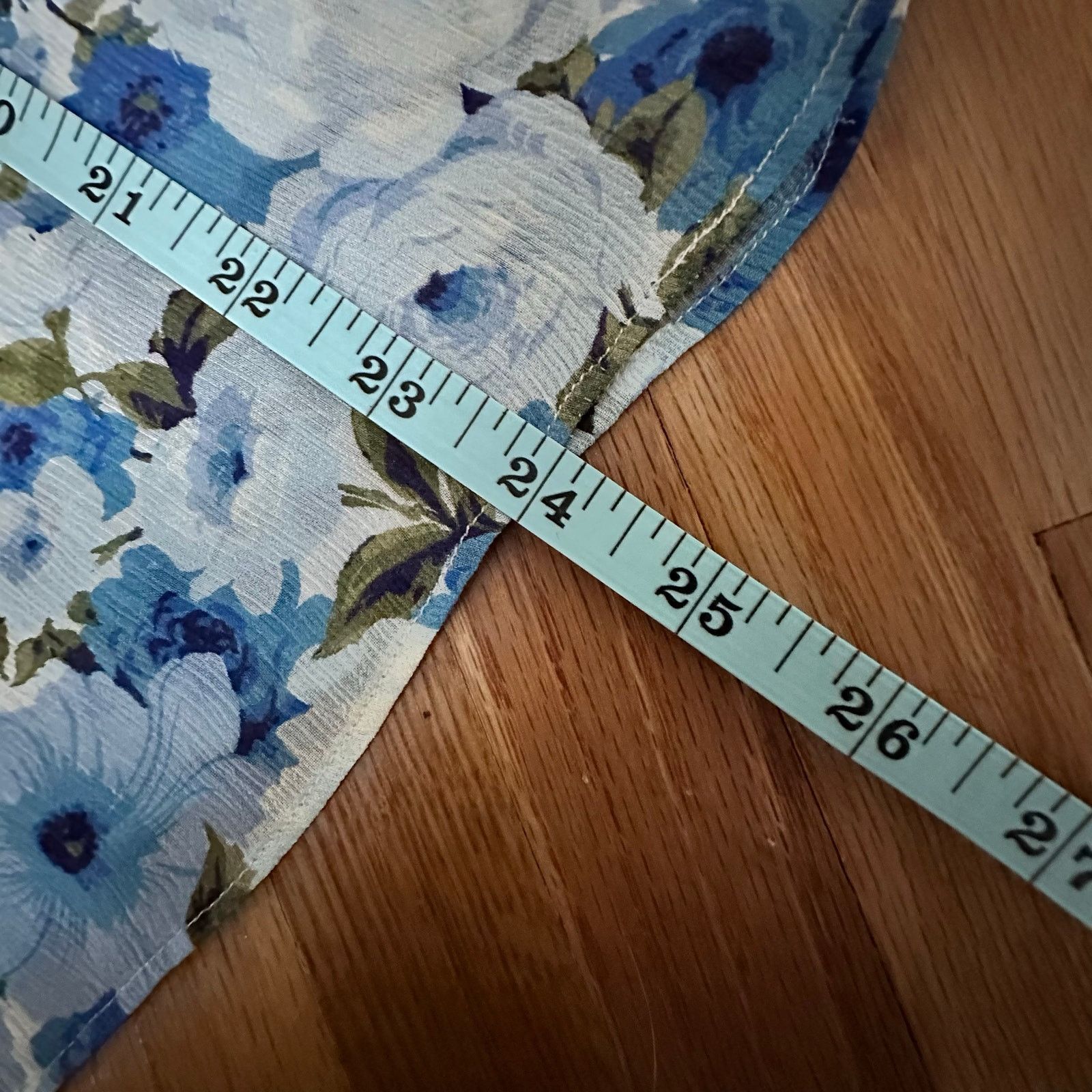 Paige PAIGE x Womens Blue Dandelion Silk Top Size L Size L / US 10 / IT 46 - 5 Thumbnail