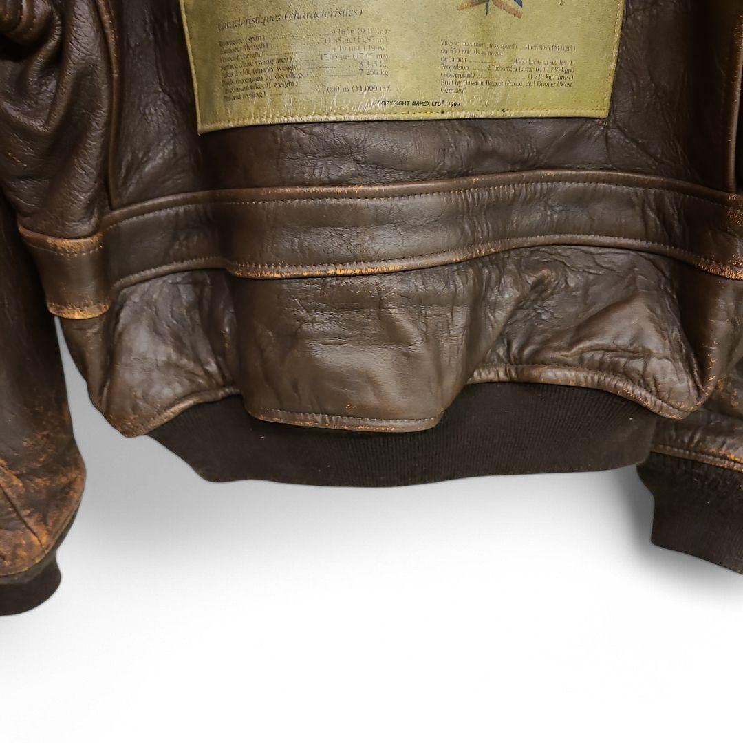 Avirex Avirex - XS G-1 Flight France Backprint Bomber Jacket Brown Size S / US 4 / IT 40 - 5 Thumbnail