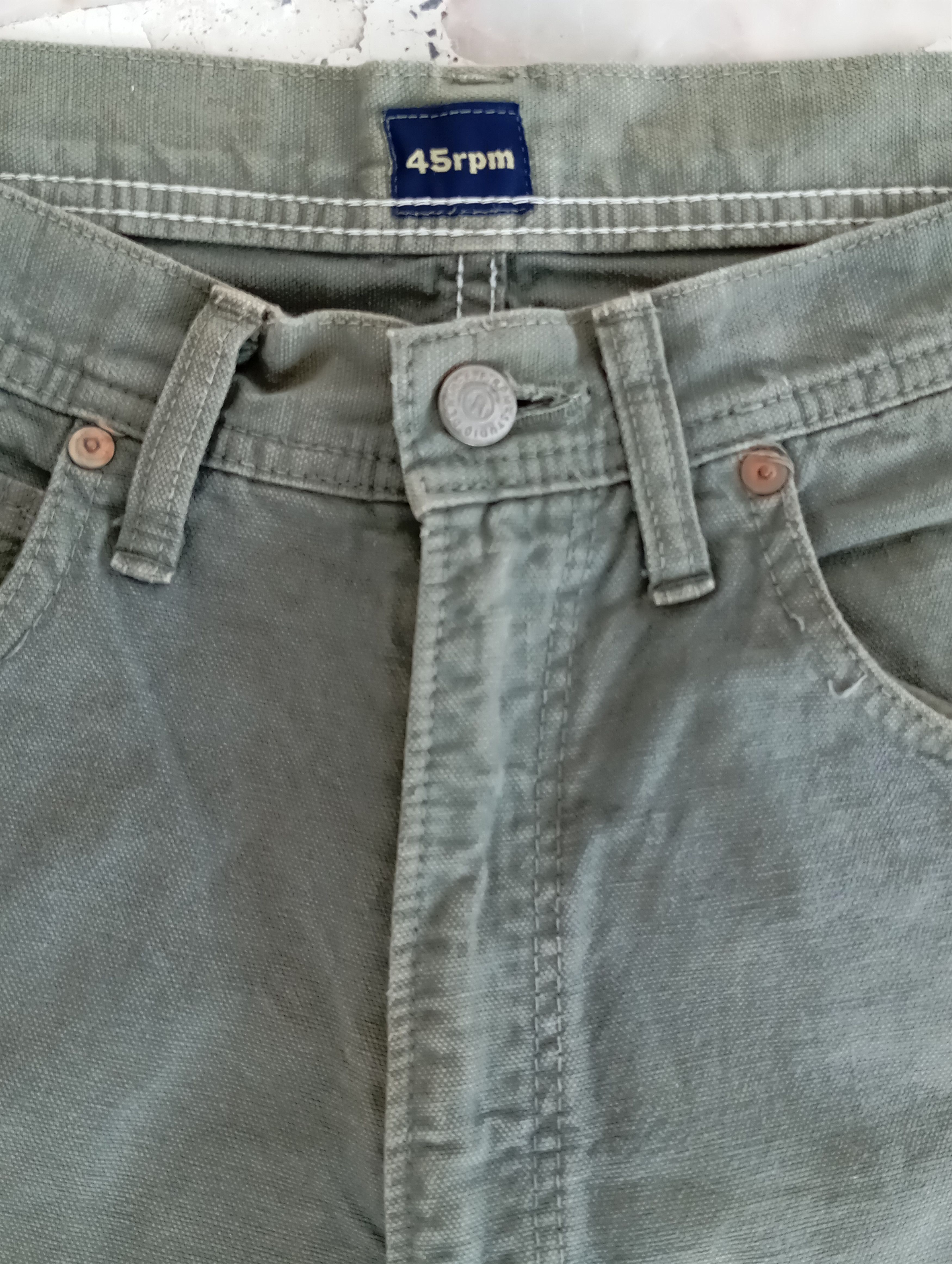 45rpm × Japanese Brand Rare Olive 45rpm Denim japaneese brand Size US 30 / EU 46 - 6 Thumbnail
