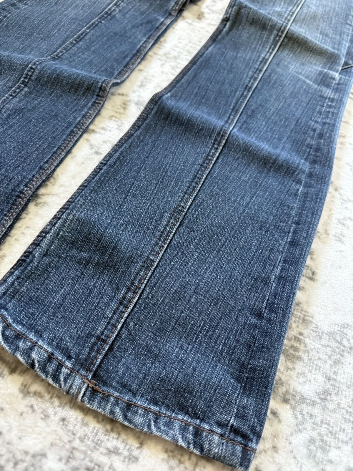 Japanese Brand Hideaways Nicole Japan Paneled Aztec Jeans Size US 30 / EU 46 - 8 Thumbnail