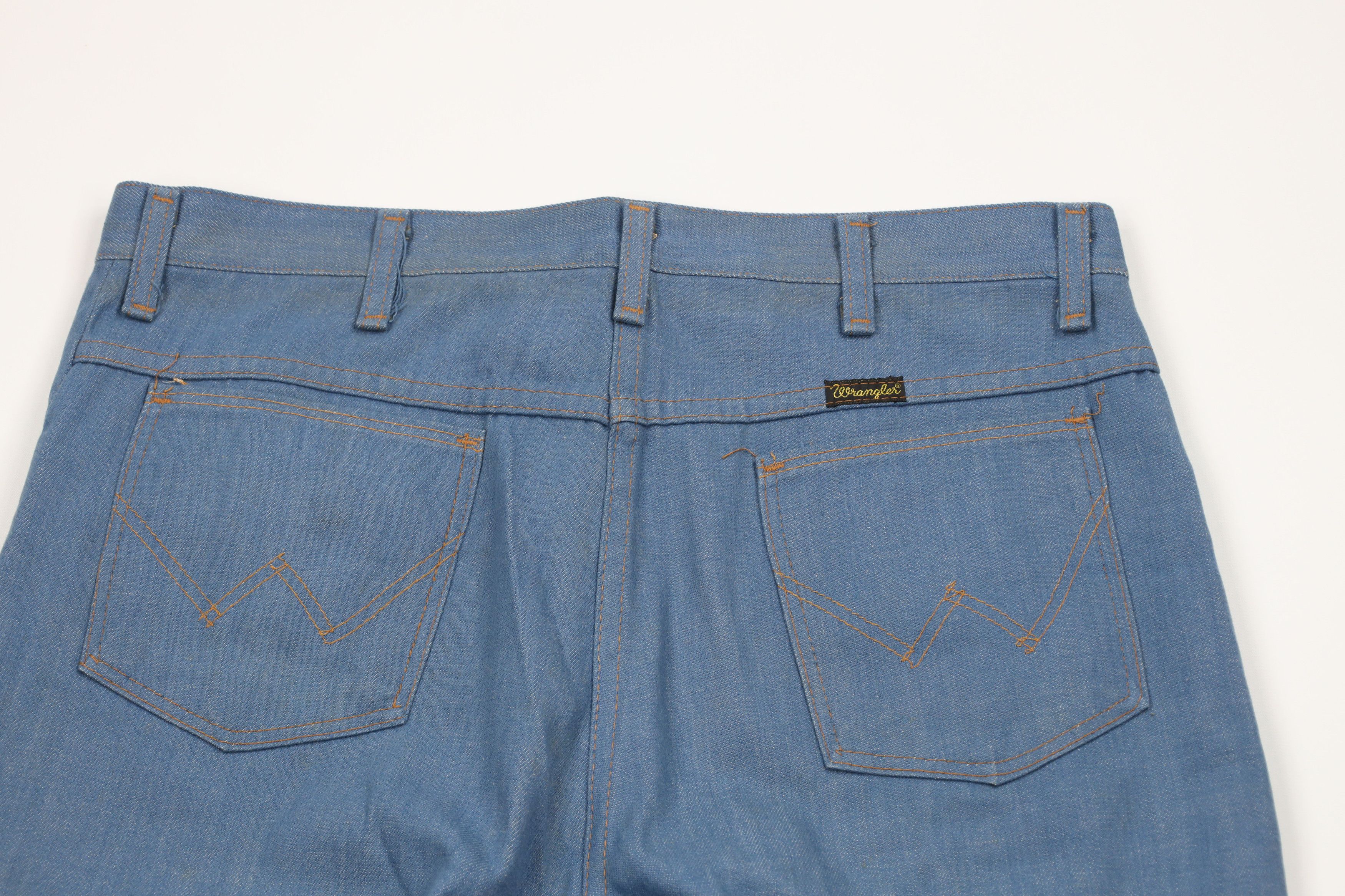 Vintage Vintage 70s Wrangler Wide Leg Bell Bottoms Denim Jeans USA Size US 34 / EU 50 - 12 Thumbnail