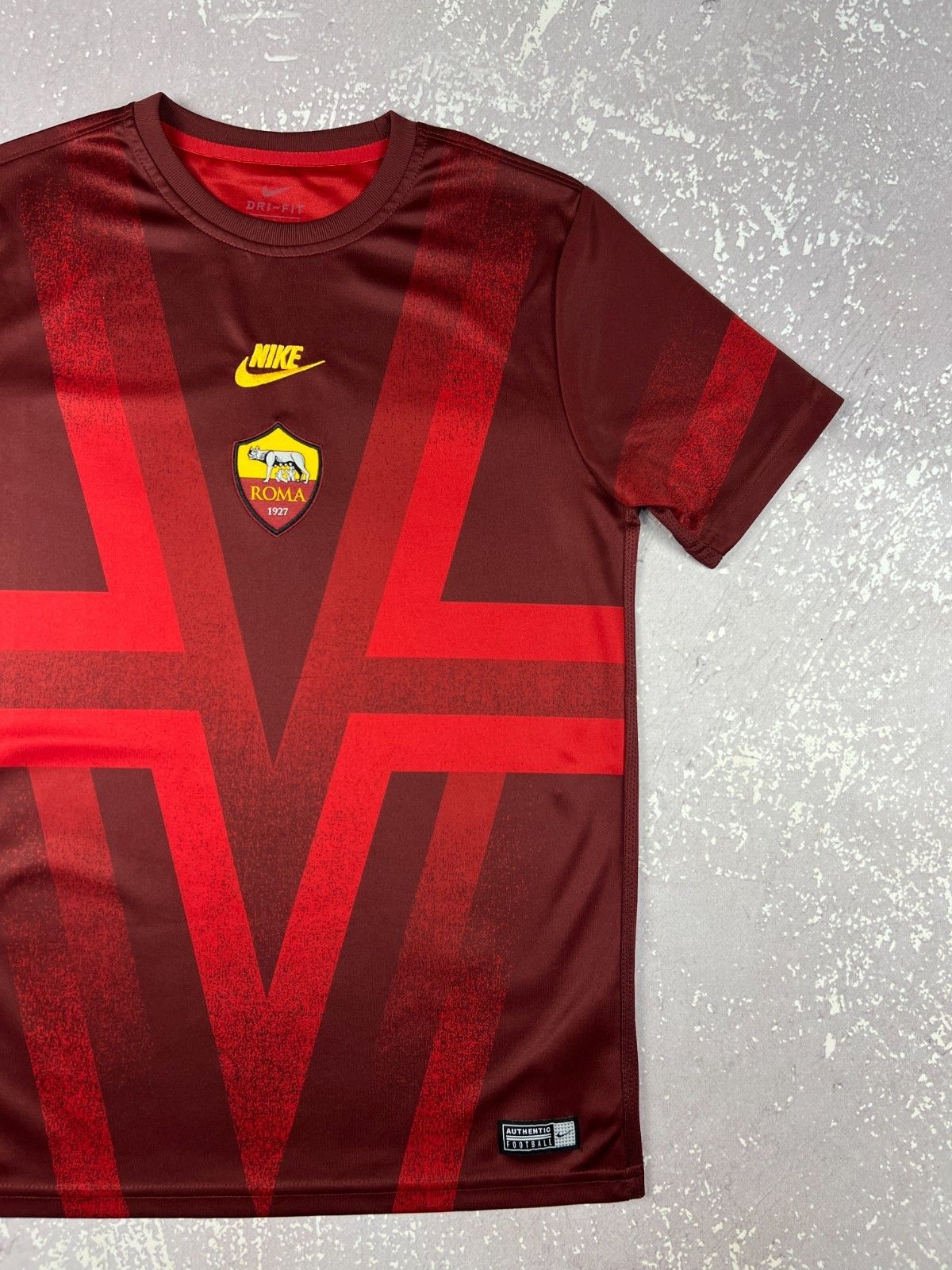 Nike 2019/2020 Nike AS Roma Pre Match Jersey Mens XS Youth L Size US XXS / EU 40 - 2 Thumbnail
