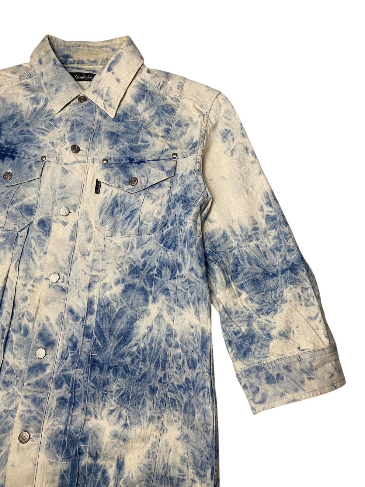 If Six Was Nine 2000's Tornado Mart Dyed Blue Shirts Size US M / EU 48-50 / 2 - 3 Thumbnail