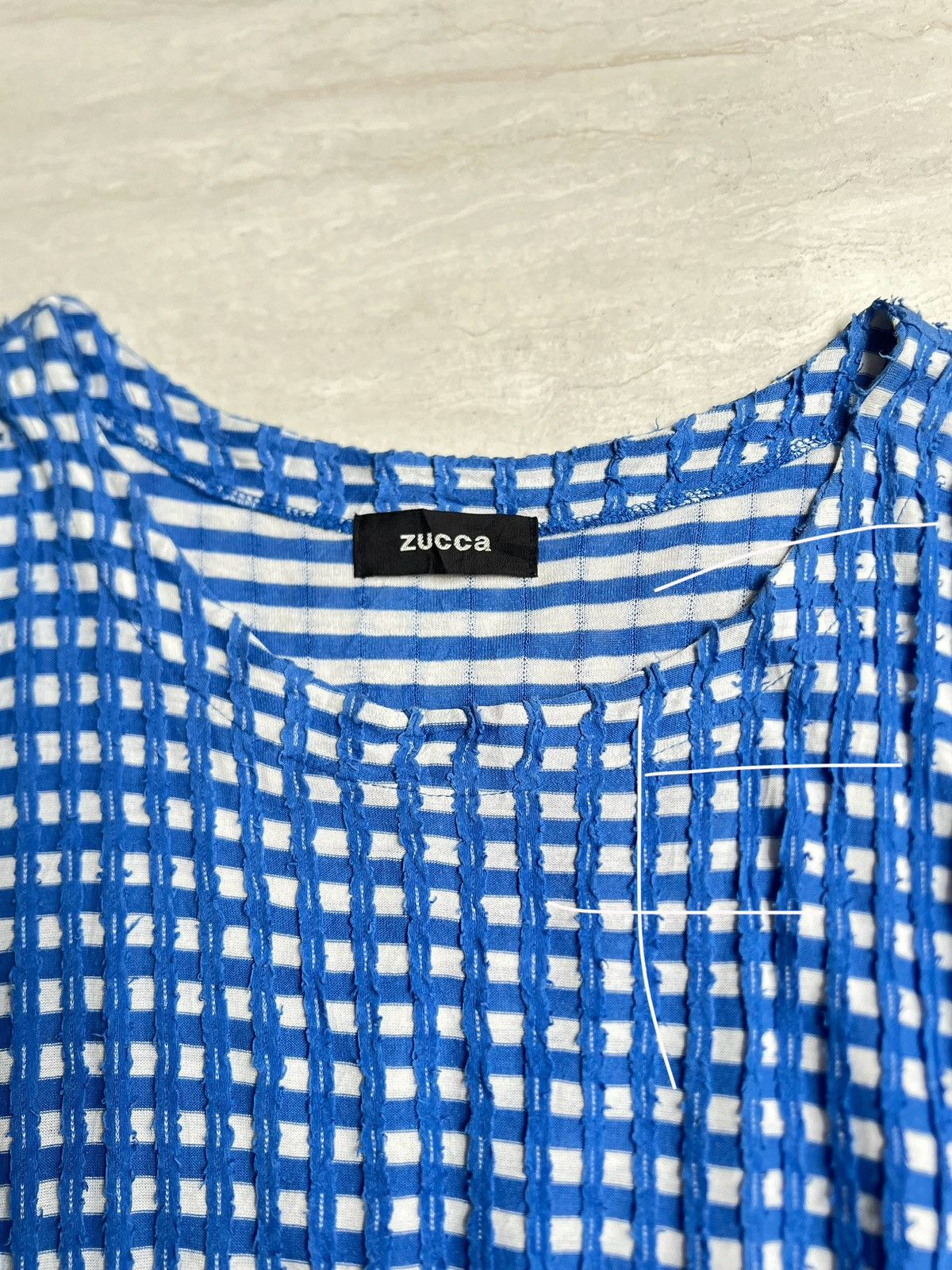 Zucca ZUCCA Blue Plaid Dress Size XS / US 0-2 / IT 36-38 - 10 Thumbnail