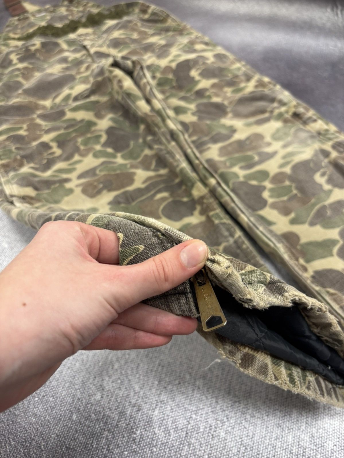Carhartt Vintage Carhartt BU103 Overalls Bib Duck Camo Hunting Size US 34 / EU 50 - 5 Thumbnail