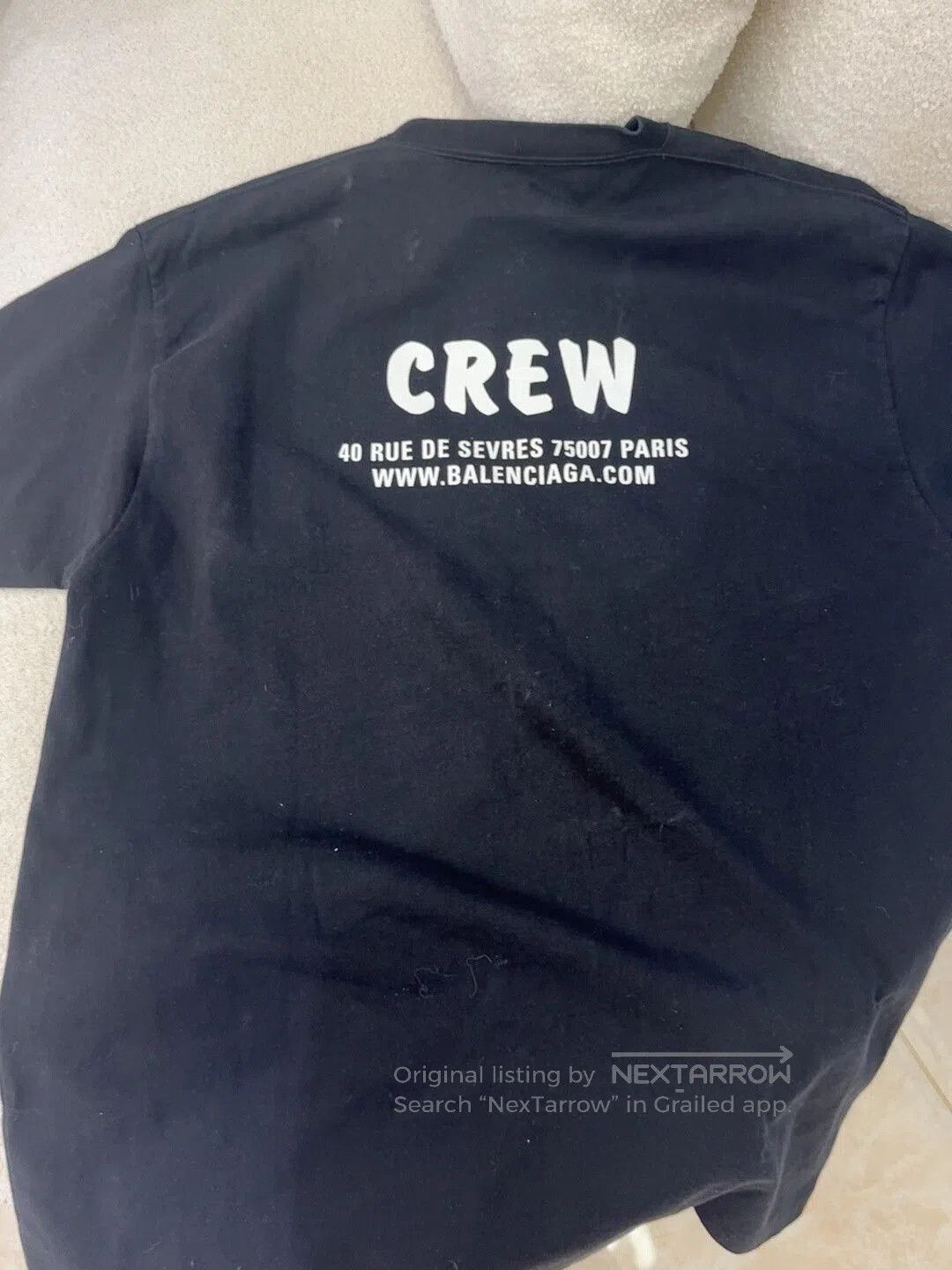Balenciaga balenciaga crew short sleeve t-shirt. Size US M / EU 48-50 / 2 - 2 Thumbnail