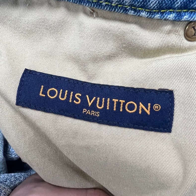 Louis Vuitton LOUIS VUITTON Checkerboard jeans 2501-Nextarrow Size US 33 - 3 Thumbnail