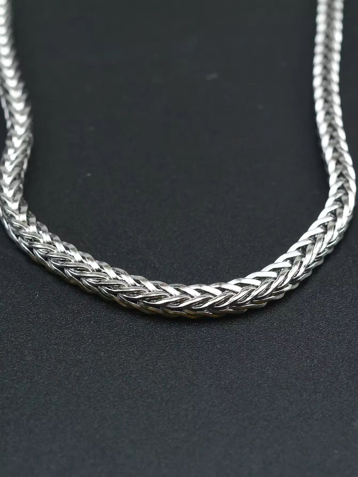 Other 4mm square foxtail necklace skeleton mermaid pendant Size ONE SIZE - 6 Thumbnail