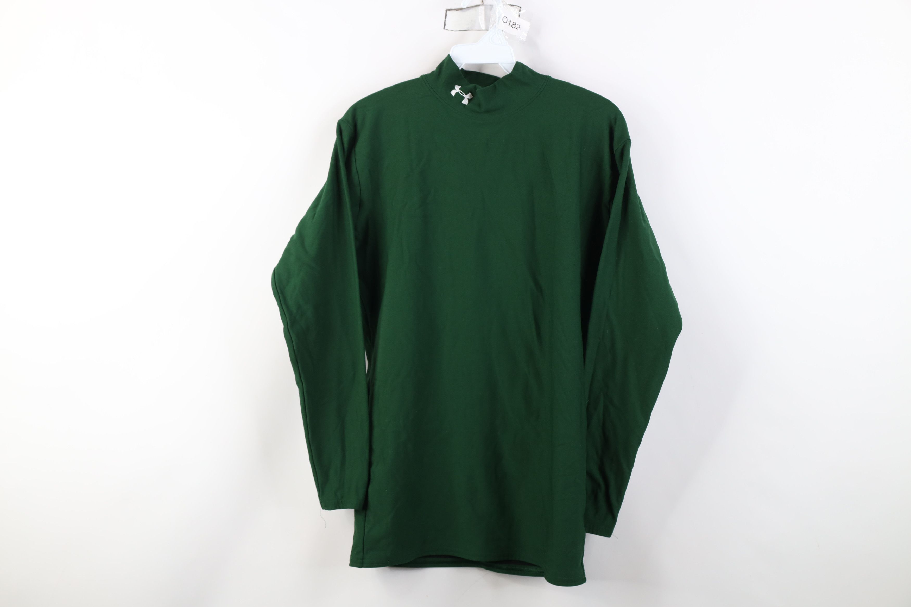 Under Armour Under Armour Compression Mock Neck Long Sleeve T-Shirt Green Size US XL / EU 56 / 4 - 1 Thumbnail