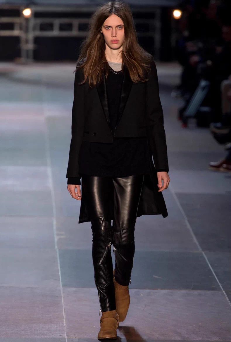 Saint Laurent Paris Saint Laurent Paris 13fw show style mulberry silk pocket tu Size US XL / EU 56 / 4 - 8 Thumbnail