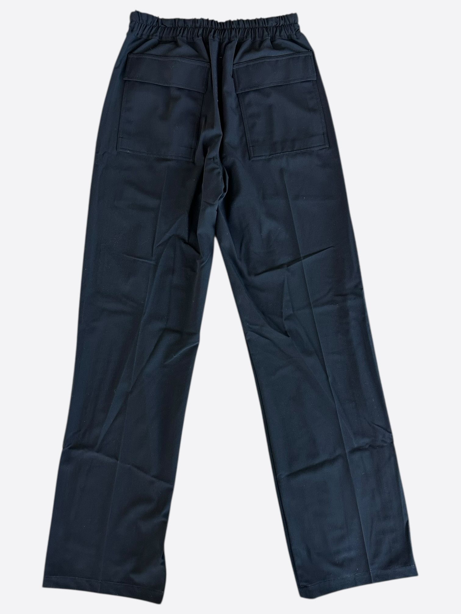 Rick Owens Rick Owens Black Dietrich Drawstring Pants Size US 28 / EU 44 - 2 Thumbnail