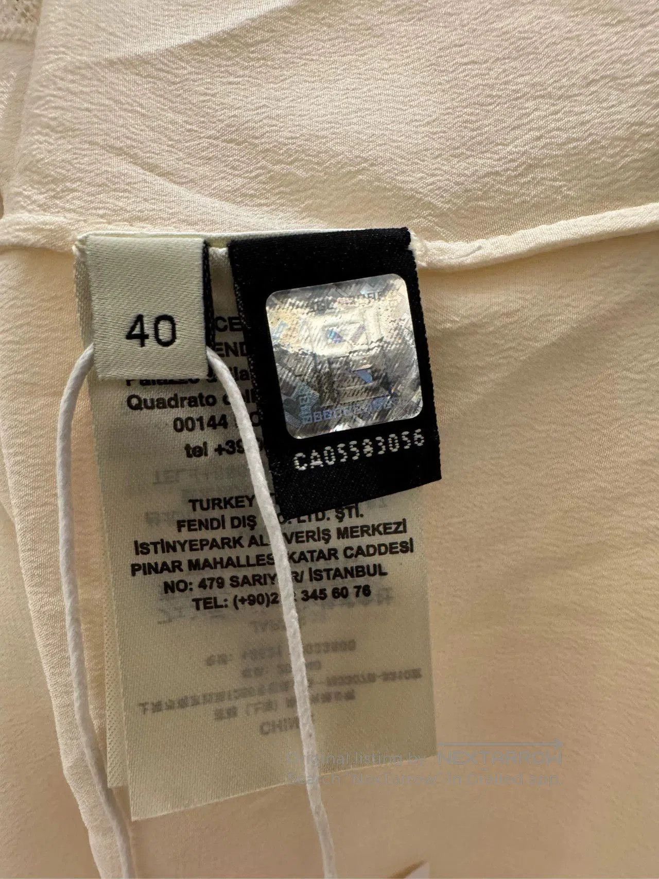Fendi Fendi Silk White Shirt Size 40. Size US XXS / EU 40 - 5 Thumbnail