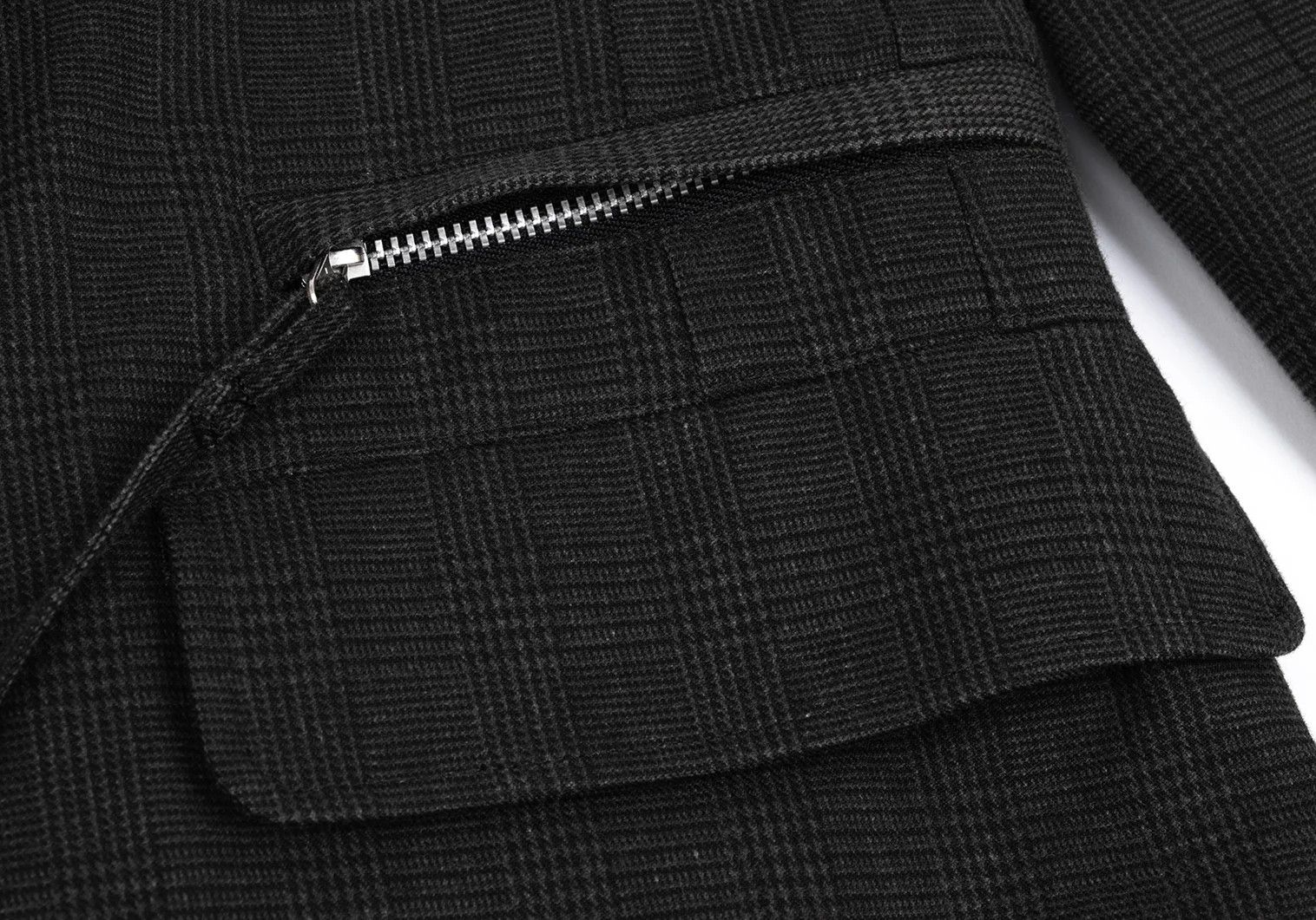 Yohji Yamamoto Yohji Yamamoto Cotton Glen Check Blazer Size US S / EU 44-46 / 1 - 10 Thumbnail