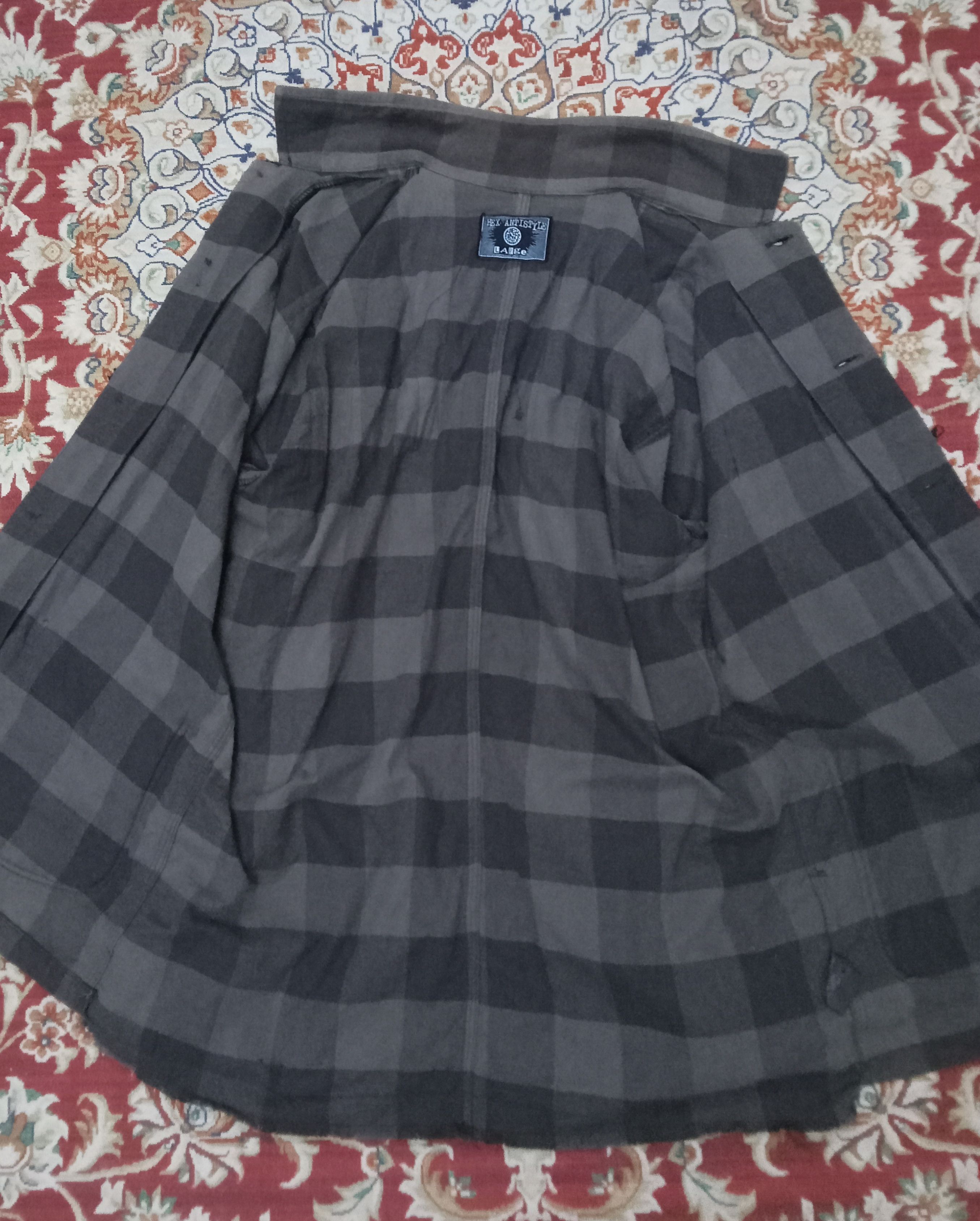 Hex Antistyle Vintage Hex Antistyle Very Rare Design Button up Shirt Size US L / EU 52-54 / 3 - 14 Thumbnail