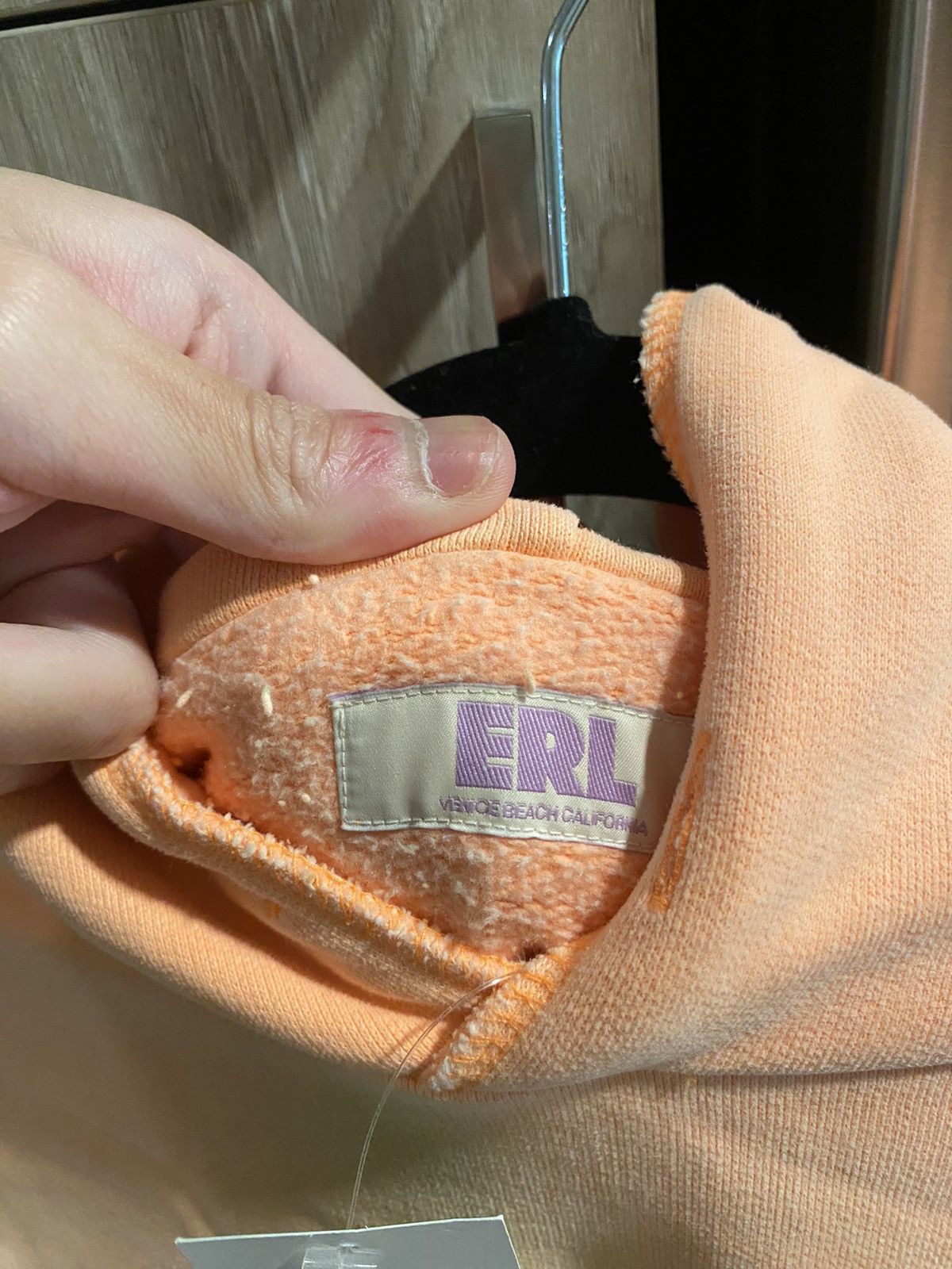 ERL ERL Venice Be Nice Hoodie Orange Size Medium Size US M / EU 48-50 / 2 - 7 Thumbnail