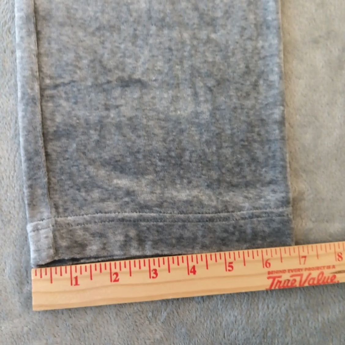 J. Jill J.Jill Pure Jill Ankle Pants Womens Small Gray Velour Pull On 30x31 Mid Rise Size 28" / US 6 / IT 42 - 6 Thumbnail