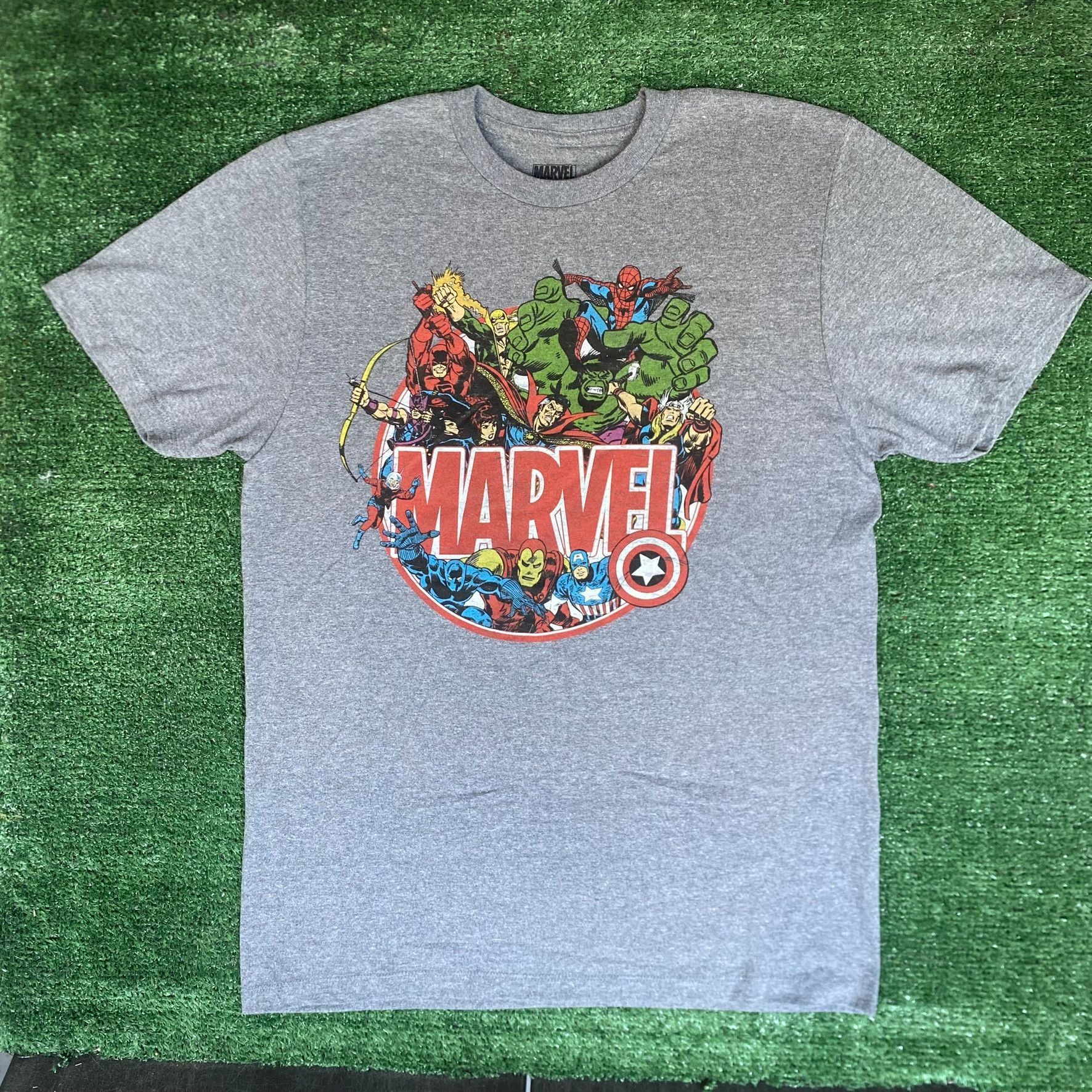 Marvel Comics Marvel Comics Characters Shirt Hulk Thor Iron Man Logo Tee Size US M / EU 48-50 / 2 - 1 Thumbnail