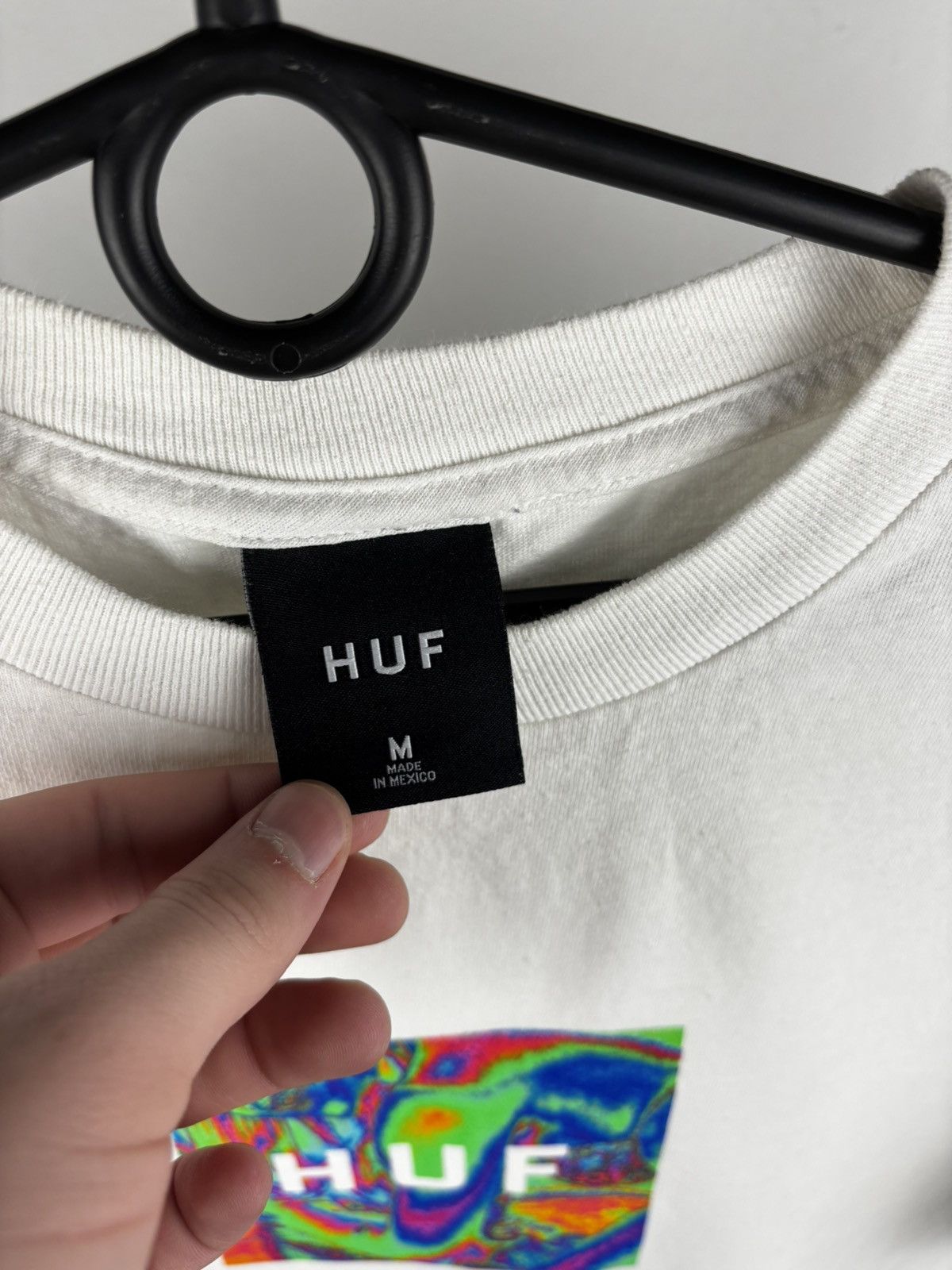 Huf Huf big logo t shirt size M Size US M / EU 48-50 / 2 - 3 Thumbnail