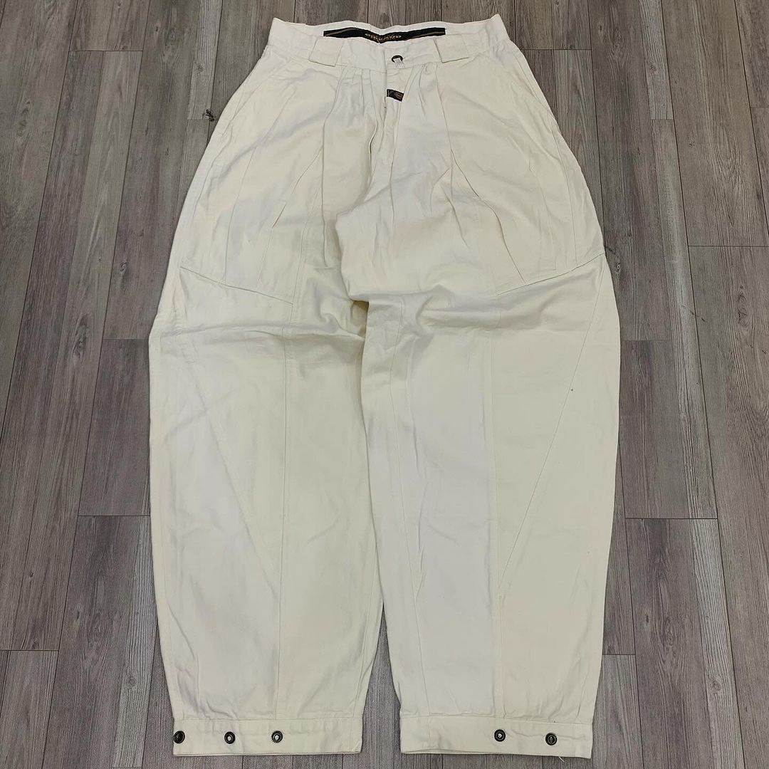 image of Marithe Francois Girbaud Vintage Marithe Girbaud Balloons Pants in Off White, Men's (Size 30)