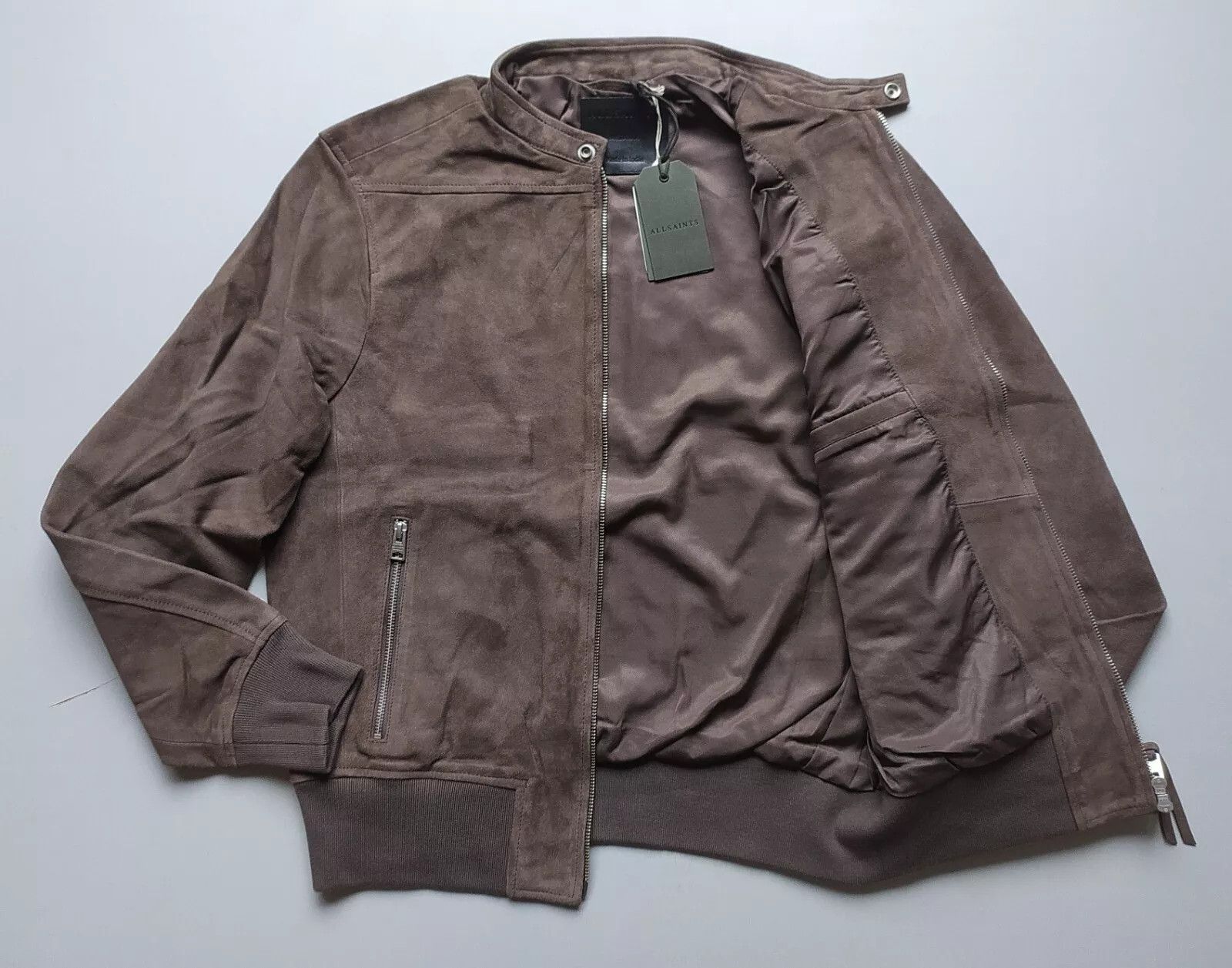 Allsaints ALLSAINTS Olmo Suede Leather Jacket IFD 0728 Size US M / EU 48-50 / 2 - 7 Thumbnail