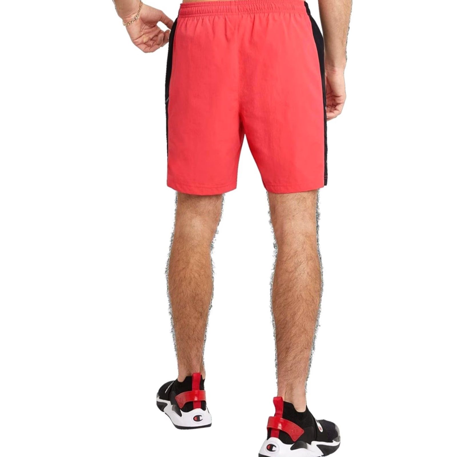 Champion Champion Men’s Lightweight Shorts - Red/Black - 2XL - Activewear Nike? Size US 39 - 3 Thumbnail