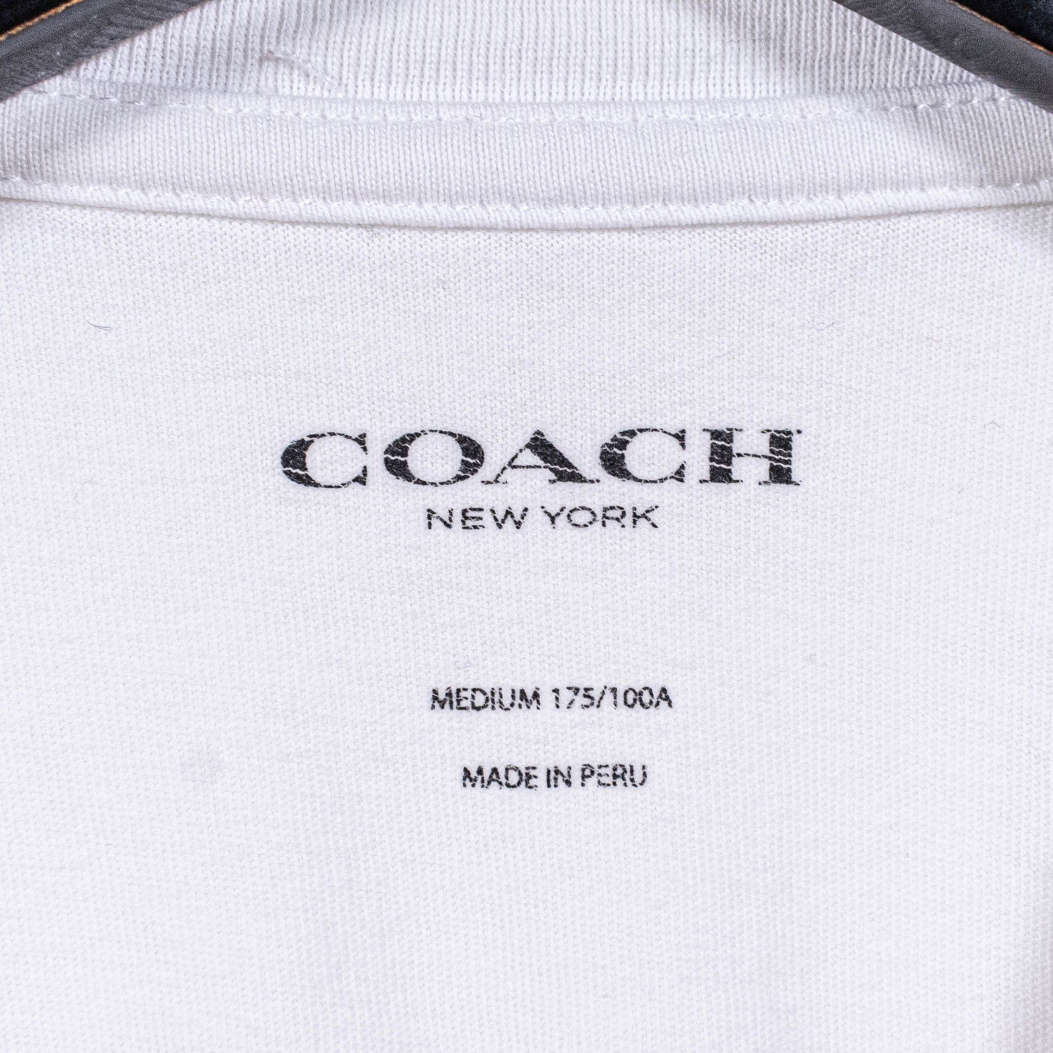 Coach Coach New York House of Leather Camo Logo T-Shirt Streetwear Size US M / EU 48-50 / 2 - 8 Thumbnail