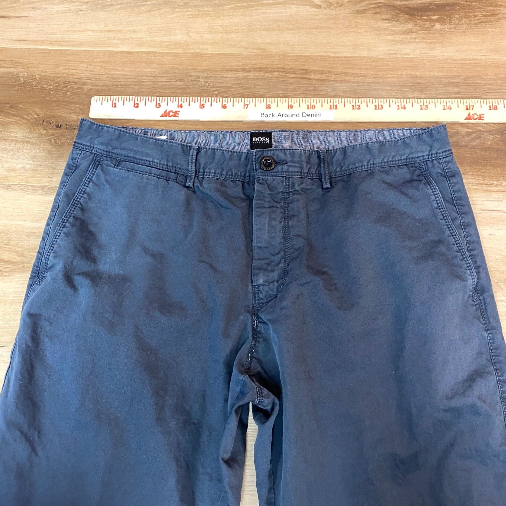 Hugo Boss **Hugo Boss Crigan2-4-D Mens Regular Fit Navy Blue Chino Pants** User: Hugo Boss Crigan2-4-D Mens Regular Fit Navy Blue Chino Pants Size US 32 / EU 48 - 2 Thumbnail