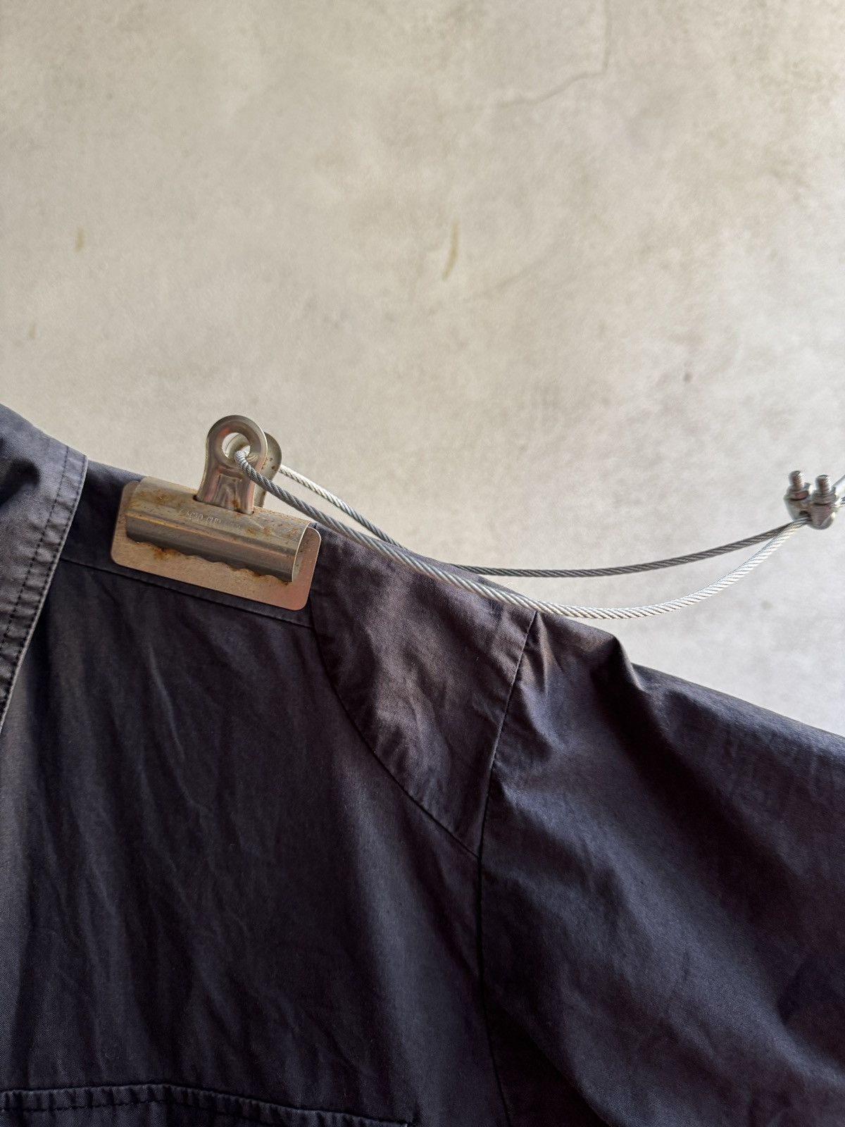 Undercover Undercover S/S 99 “Groupie” Mechanic Half Zip Work Shirt Size US L / EU 52-54 / 3 - 6 Thumbnail